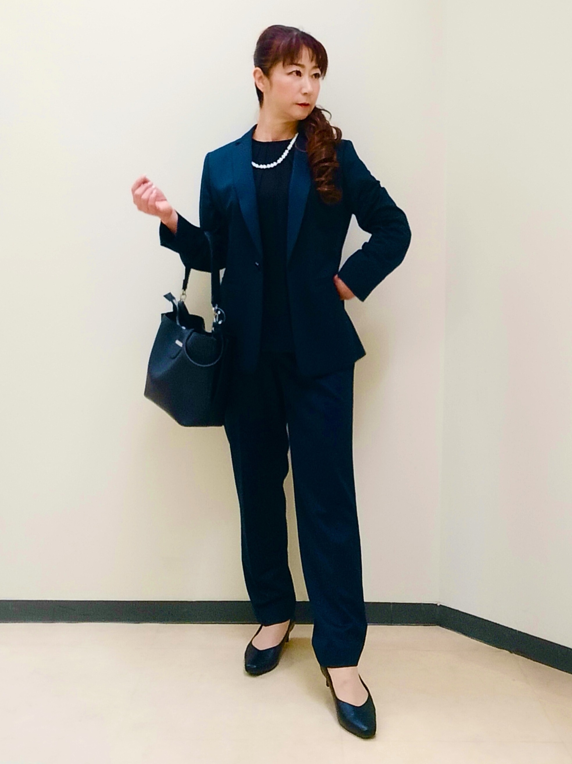 花さんの「Reflect｜【SS-4Lサイズ／UVカット／接触冷感】匠ジャケット／ベーシックテーラード」を使ったコーディネート