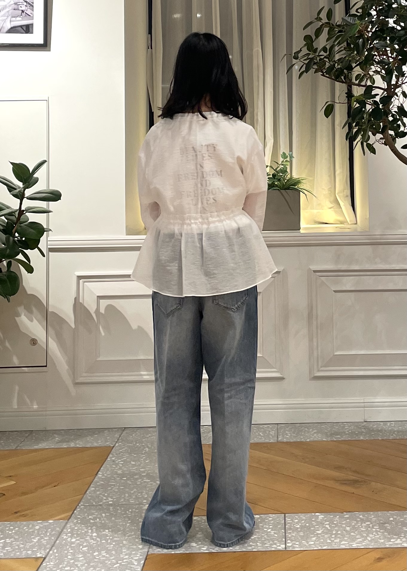 Lilyさんの「DRESSTERIOR｜シアー カーディガンブラウス」を使ったコーディネート