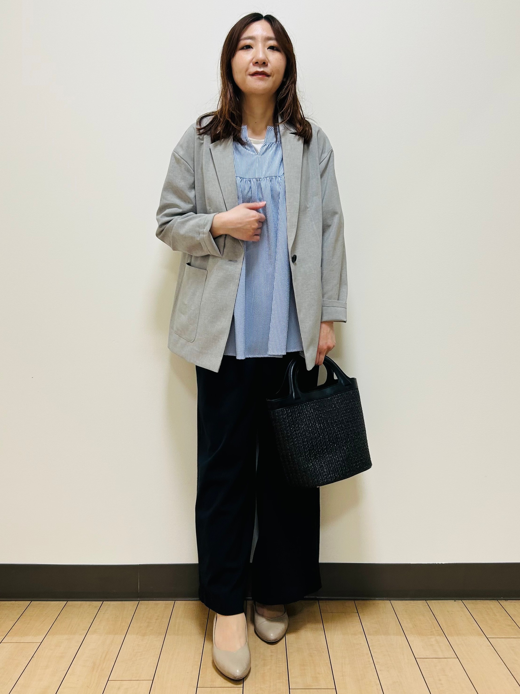miiiさんの「Reflect｜【SS-4Lサイズ／接触冷感／シワになりにくい】リラクシーテーラードジャケット」を使ったコーディネート