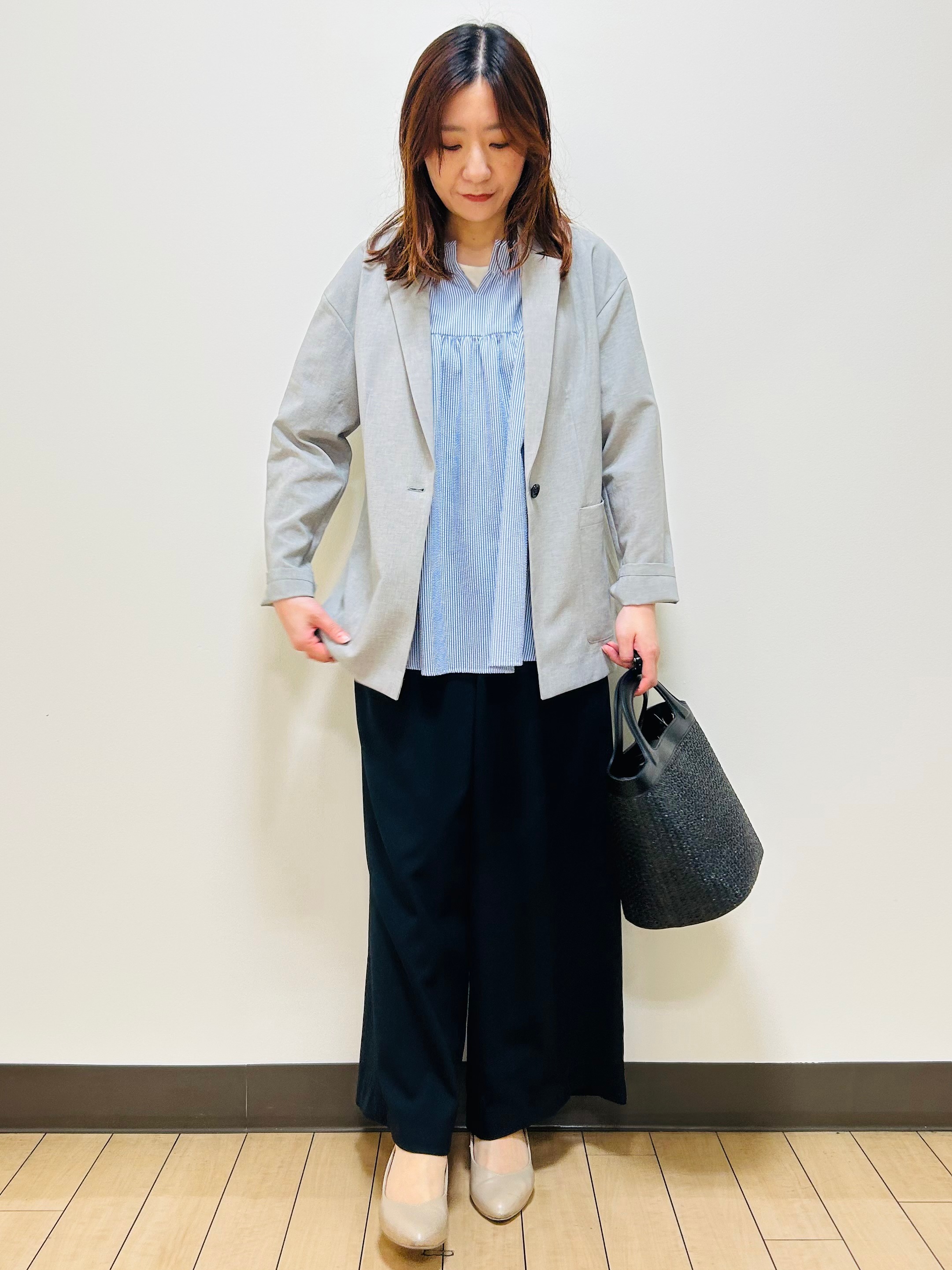 miiiさんの「Reflect｜【SS-4Lサイズ／接触冷感／シワになりにくい】リラクシーテーラードジャケット」を使ったコーディネート