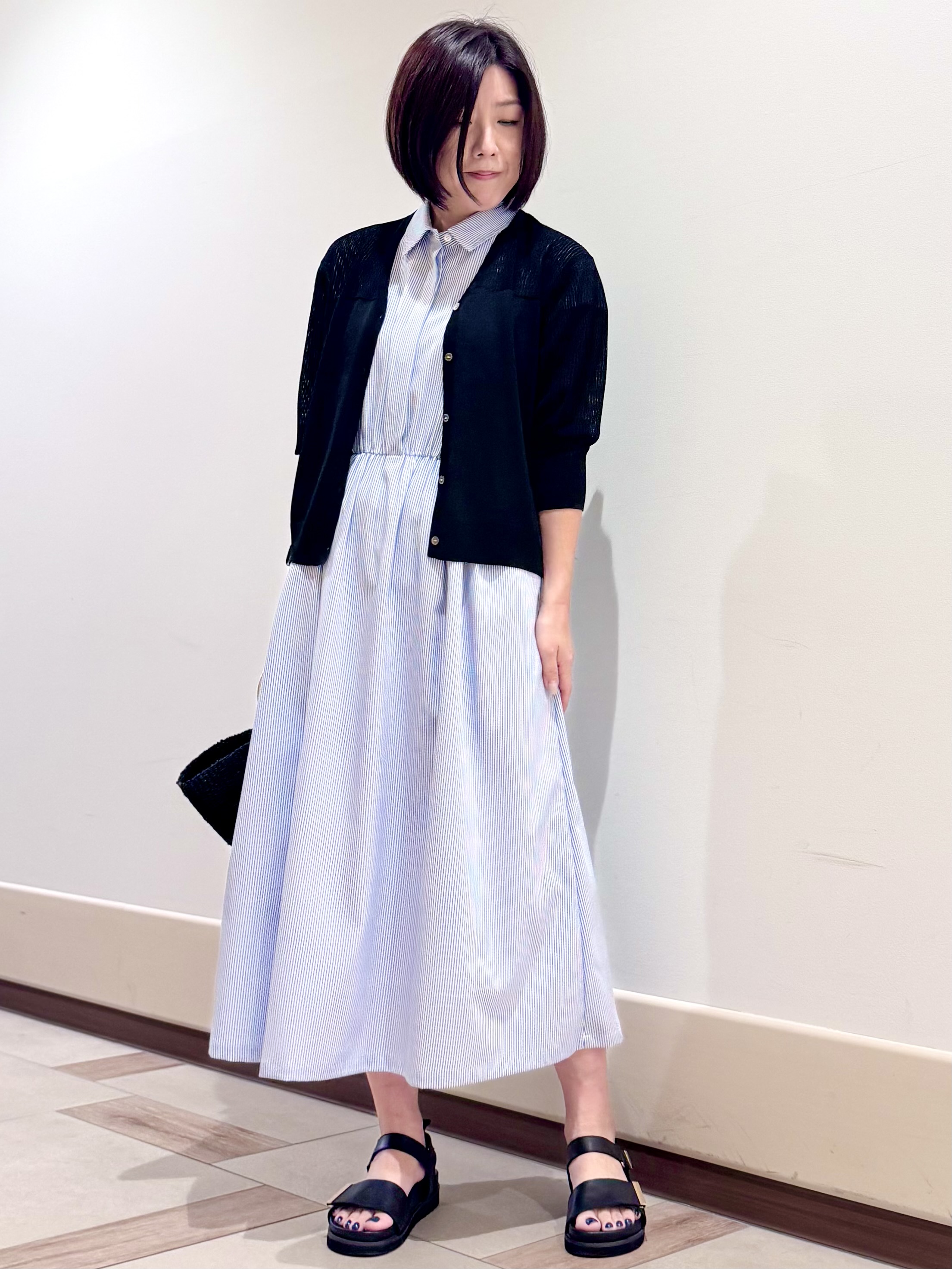 kaeさんの「Reflect｜Vネックニットカーディガン」を使ったコーディネート