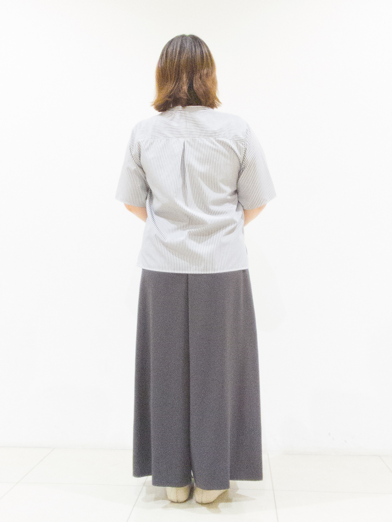 takedaさんの「UNTITLED｜【UVケア／吸汗速乾／着映え】フリルピンタックブラウス」を使ったコーディネート