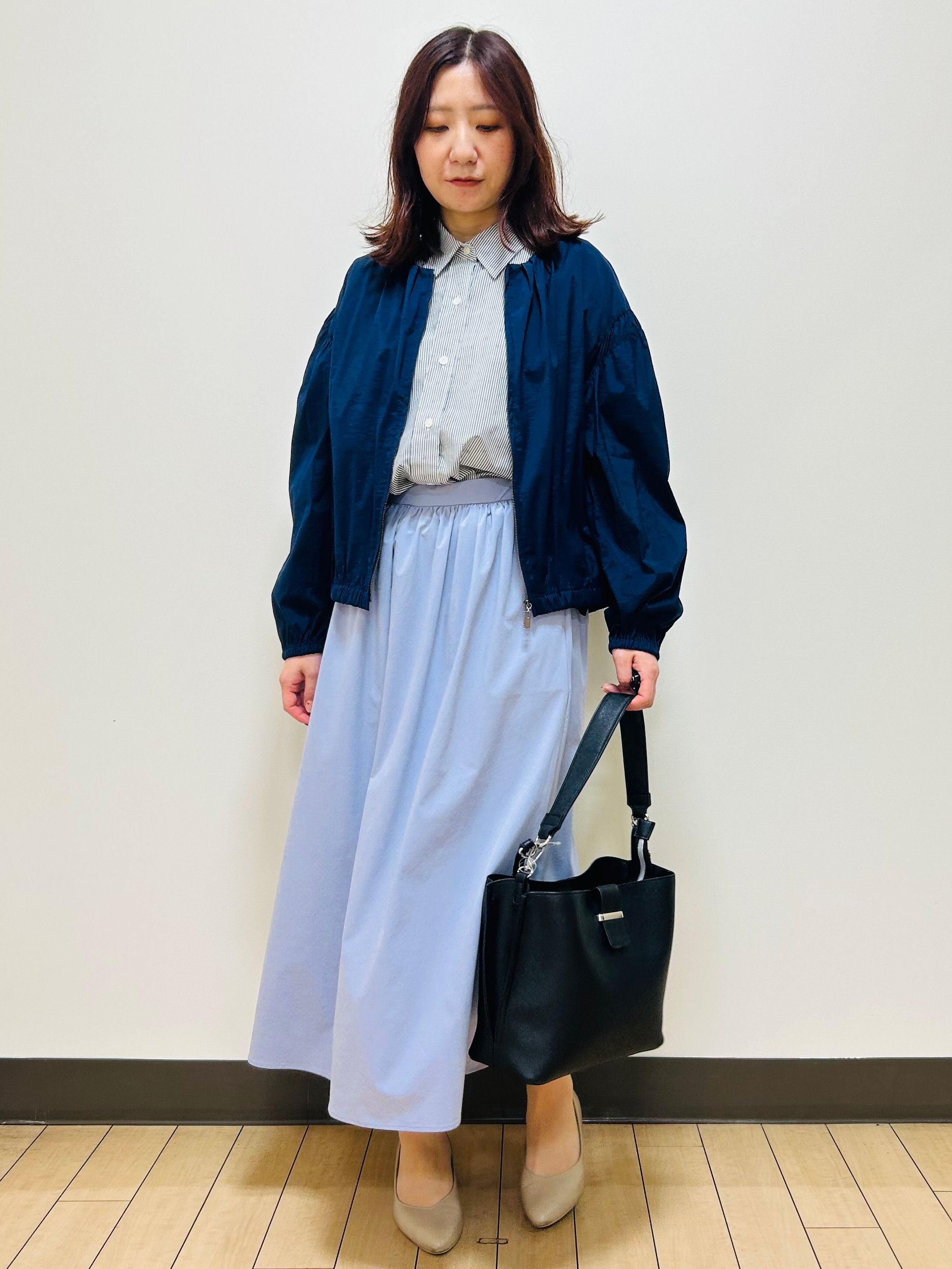 miiiさんの「Reflect｜フロントファスナーシアーブルゾン」を使ったコーディネート