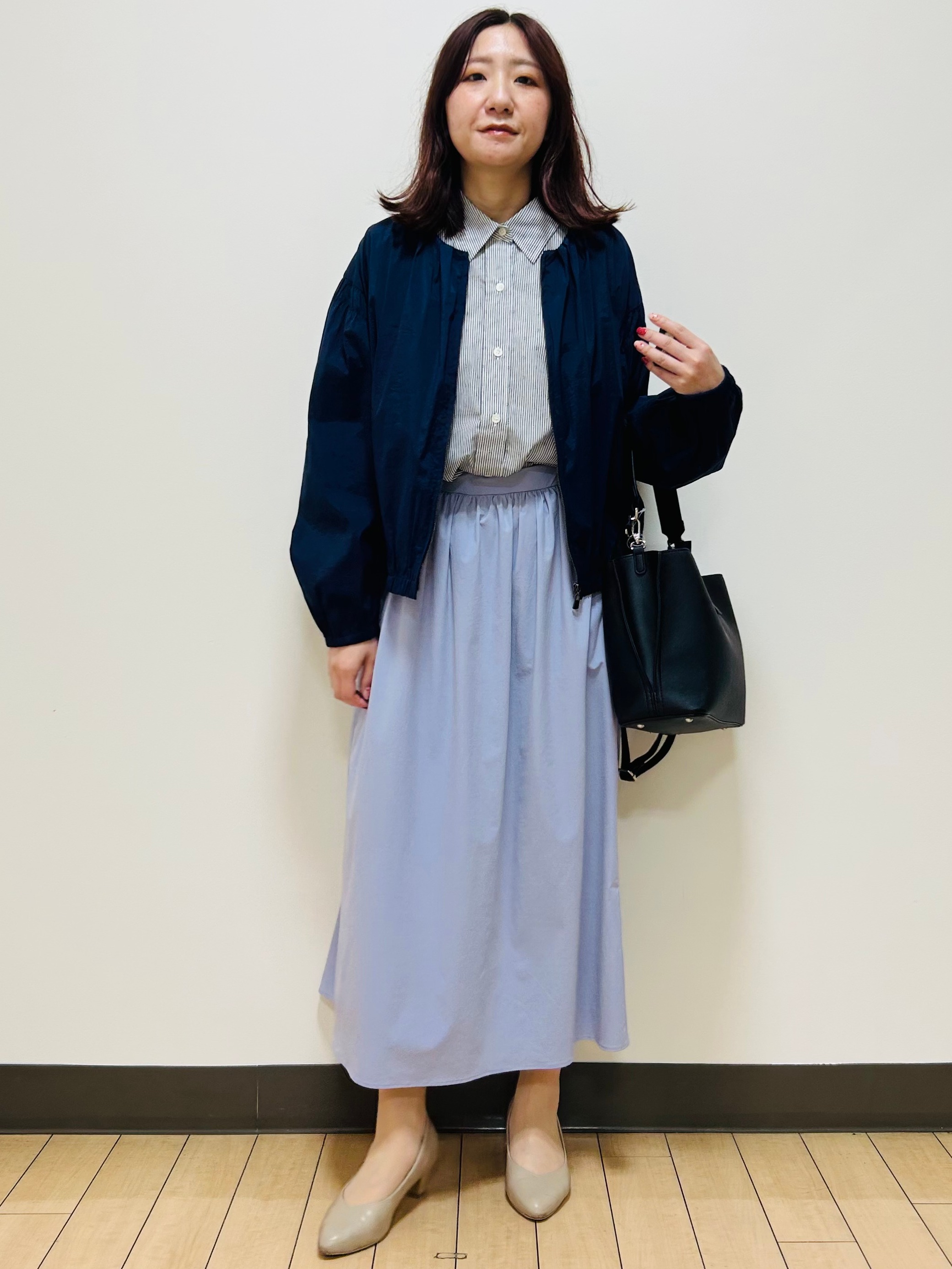 miiiさんの「Reflect｜フロントファスナーシアーブルゾン」を使ったコーディネート