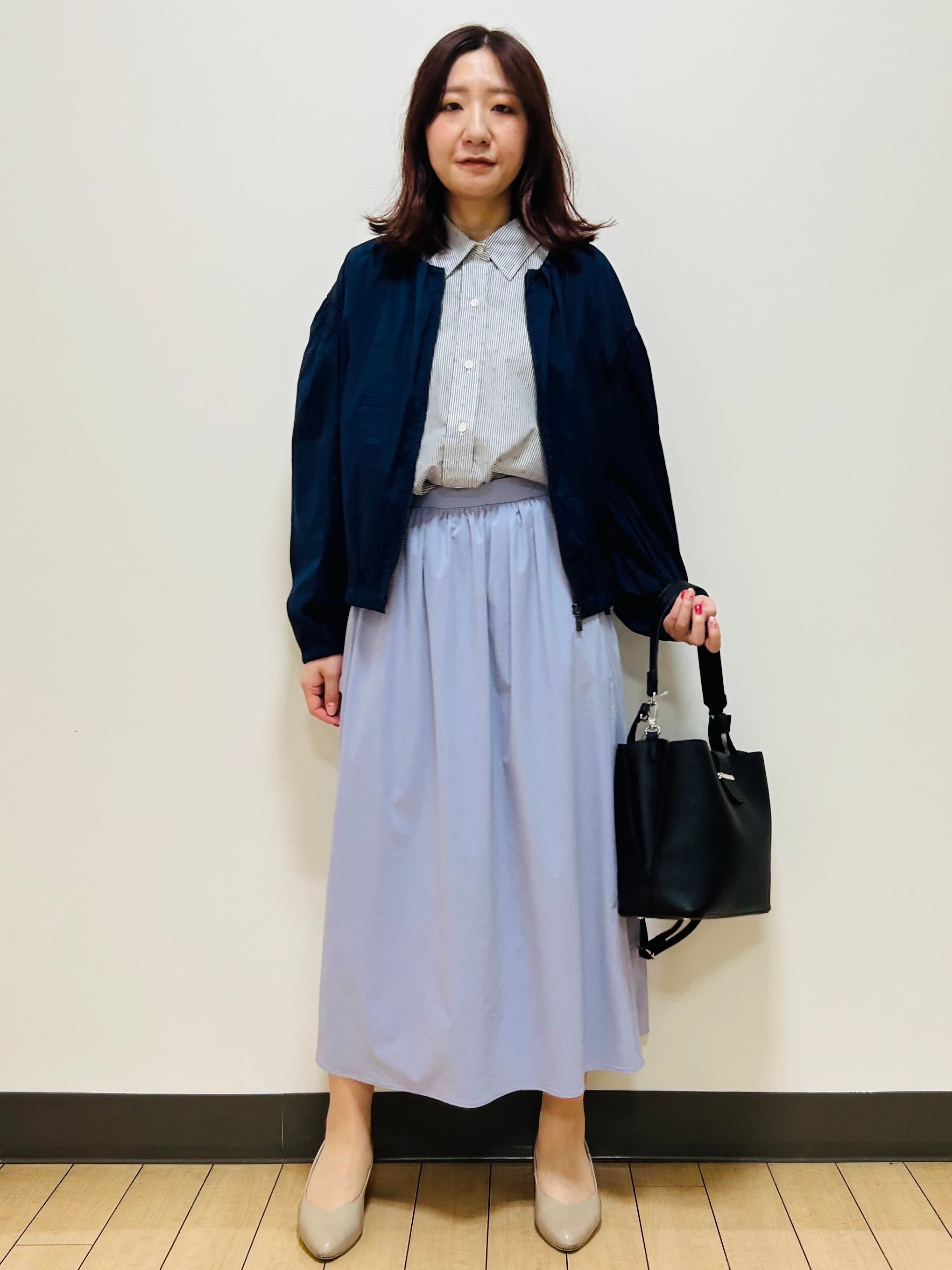 miiiさんの「Reflect｜フロントファスナーシアーブルゾン」を使ったコーディネート