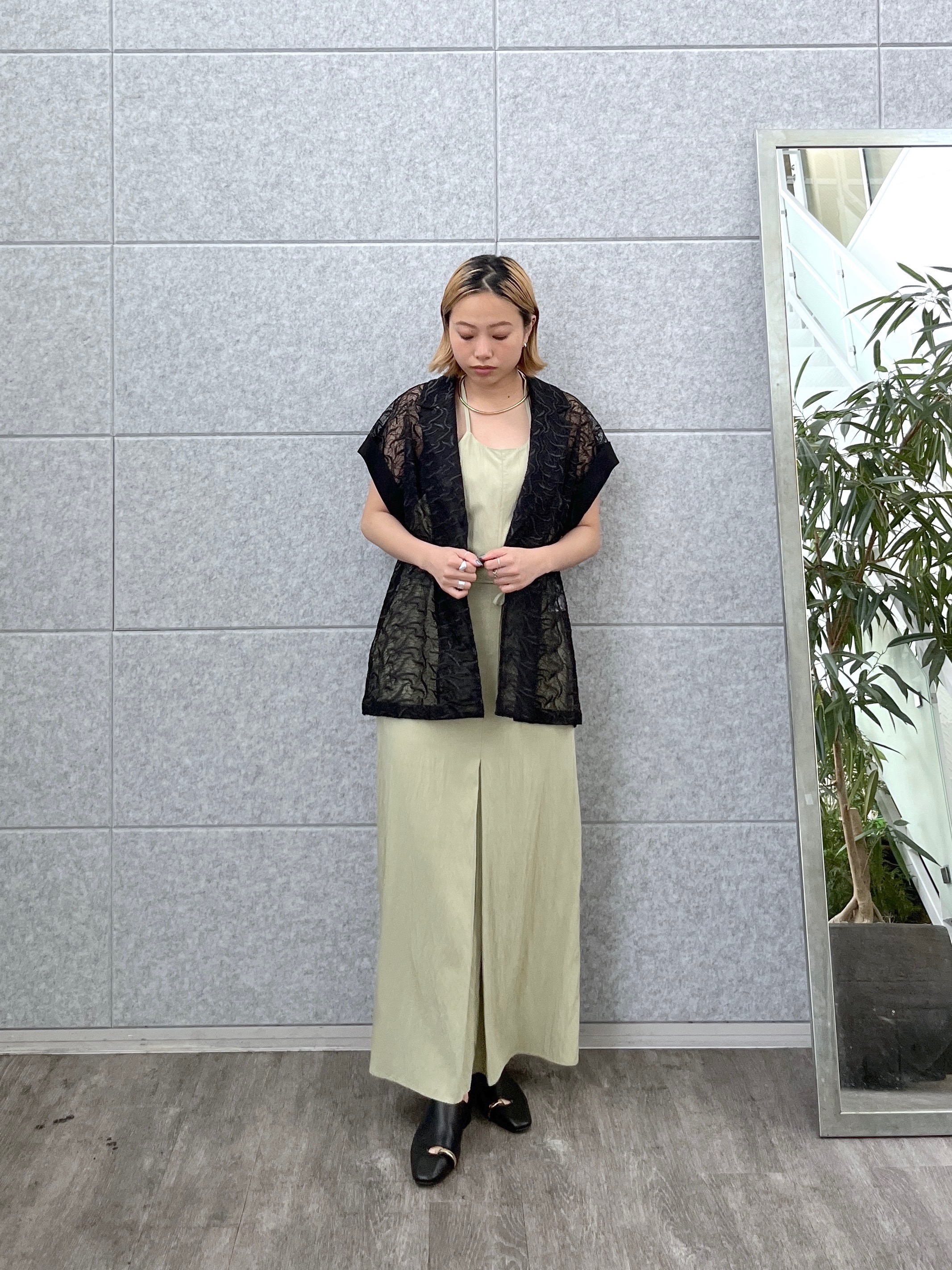 Harukaさんの「INDIVI｜レーステーラードジャケット」を使ったコーディネート