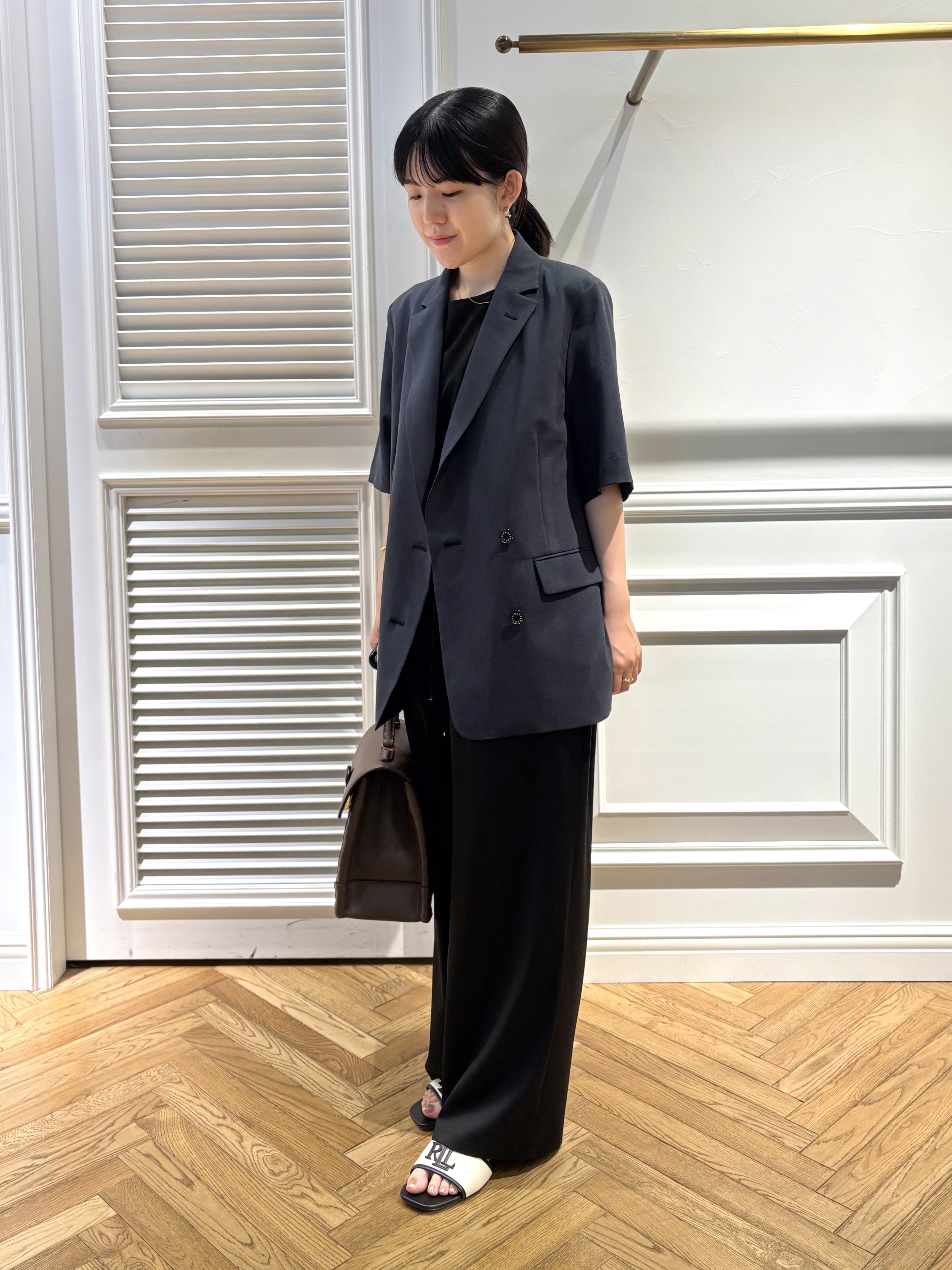 cocoさんの「DRESSTERIOR｜【ウォッシャブル】フレンチスリーブ コンビネゾン」を使ったコーディネート