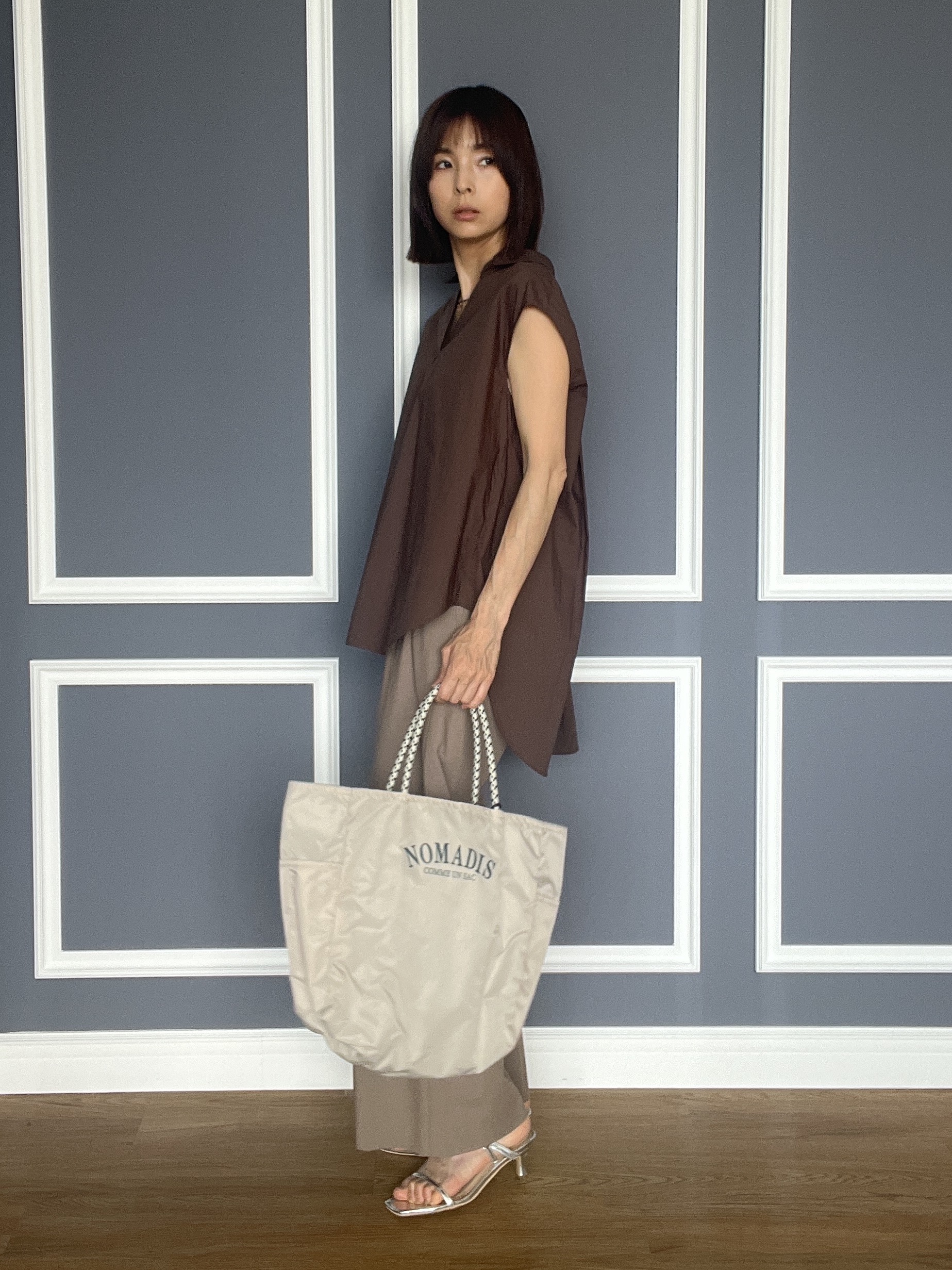 misaさんの「DRESSTERIOR｜【otonaMUSE5月号掲載】スキニーベルトサンダル」を使ったコーディネート
