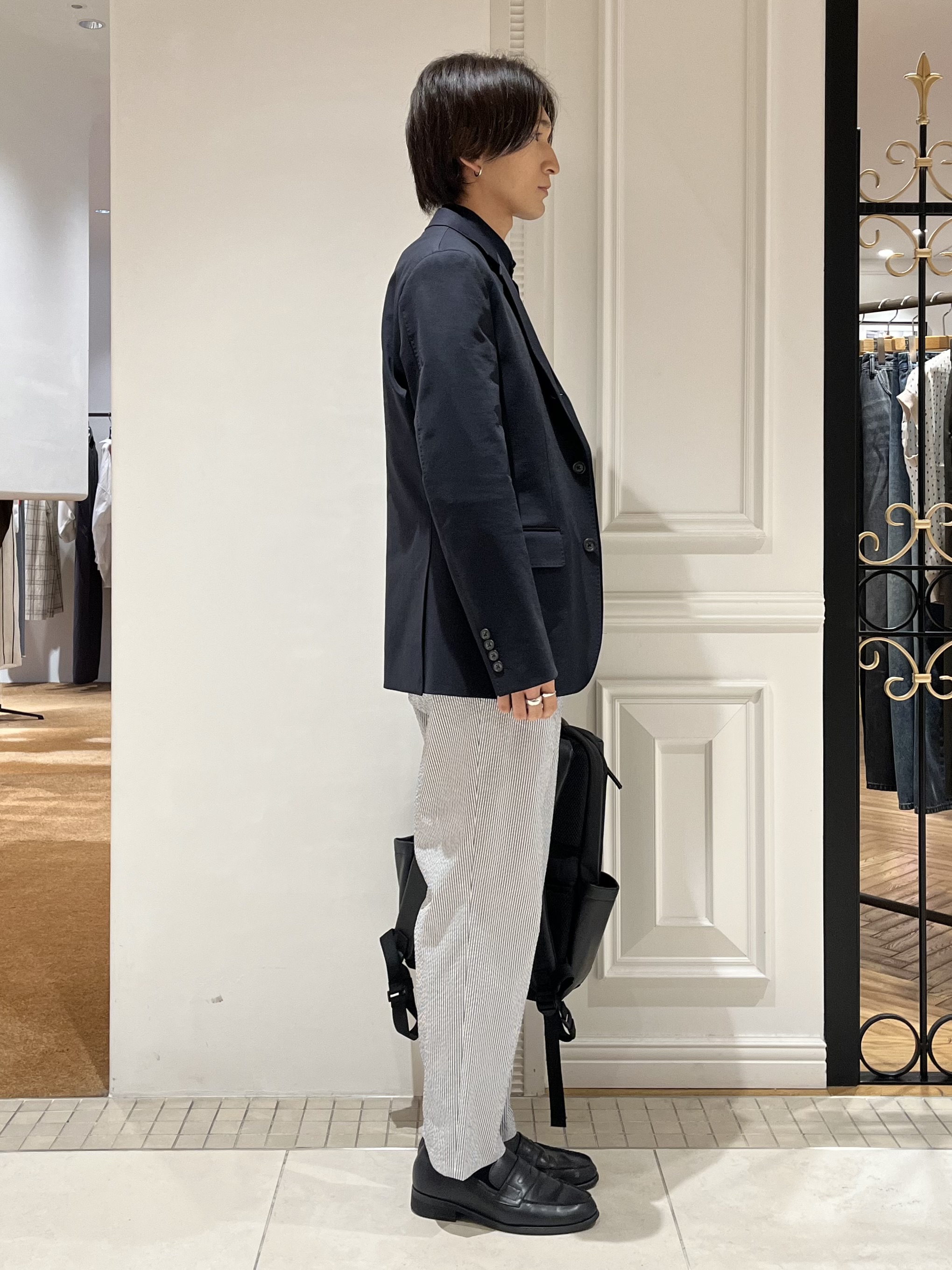 Watanabeさんの「DRESSTERIOR｜【干場義雅&times;MOVB&times;DRESSTERIOR】トリプルコラボ DUPLEX COTTON ジャケット」を使ったコーディネート