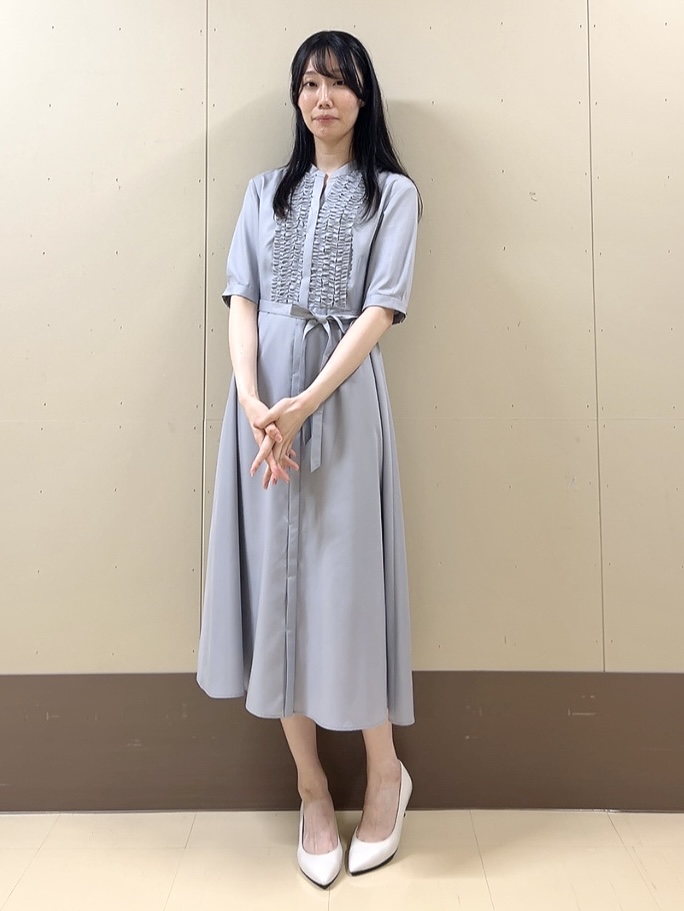 sechiさんの「UNTITLED｜【1枚で着映え】フロントフリルワンピース」を使ったコーディネート