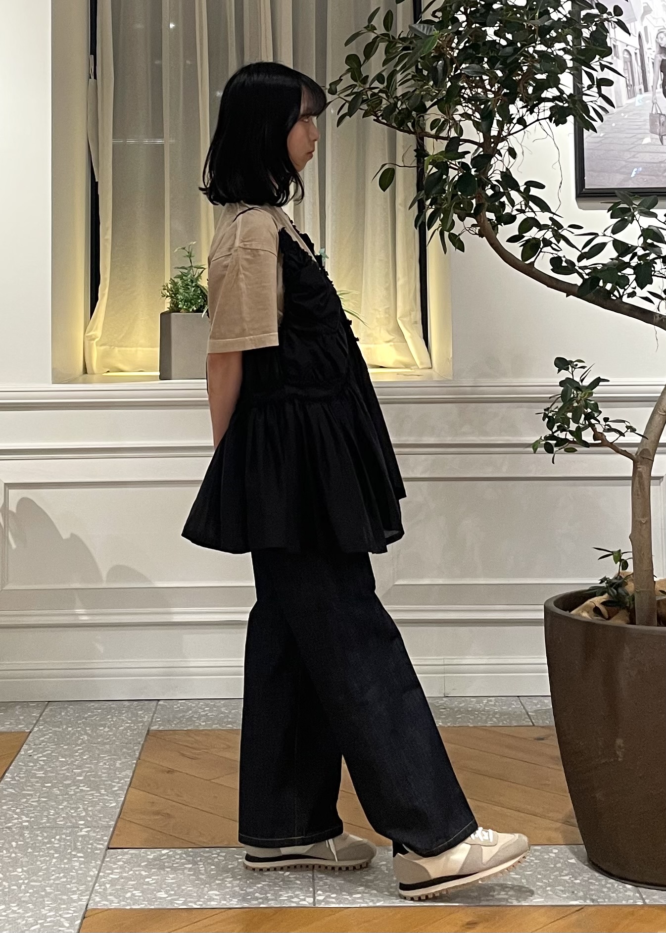 Lilyさんの「DRESSTERIOR｜GOOD ROCK SPEED（グッドロックスピード）【別注】ミッキーTシャツ」を使ったコーディネート