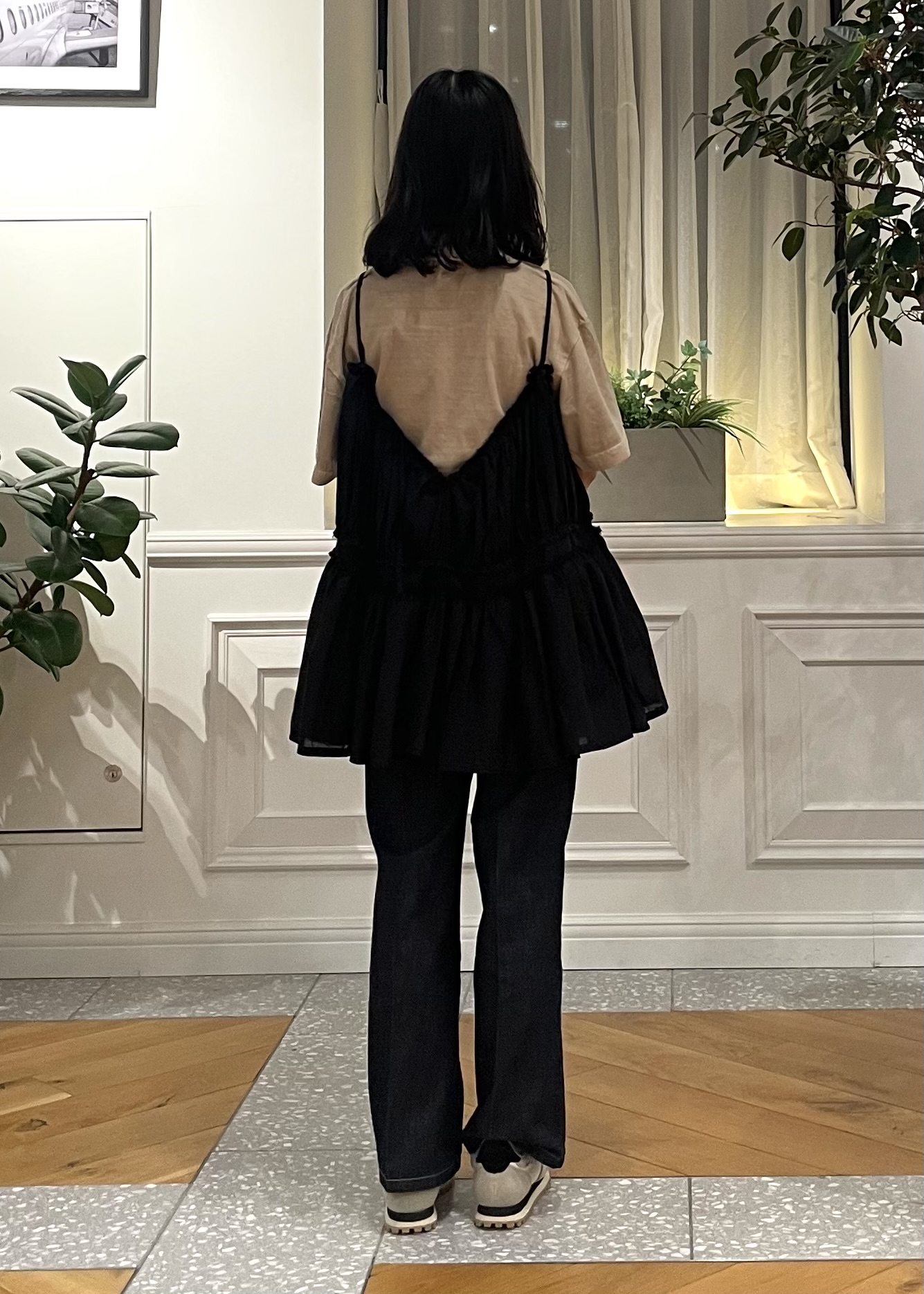 Lilyさんの「DRESSTERIOR｜GOOD ROCK SPEED（グッドロックスピード）【別注】ミッキーTシャツ」を使ったコーディネート