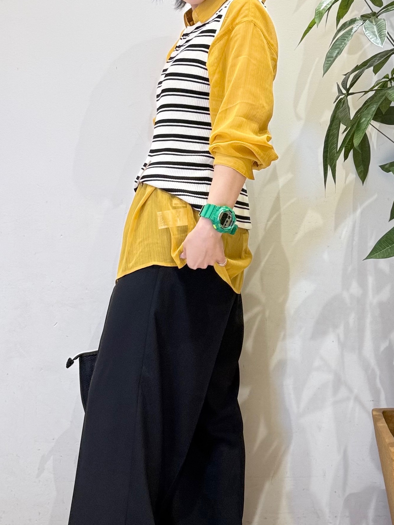 misakiさんの「SHOO･LA･RUE｜【S-LL】見せてもキレイ スクエアネック リブタンクトップ」を使ったコーディネート