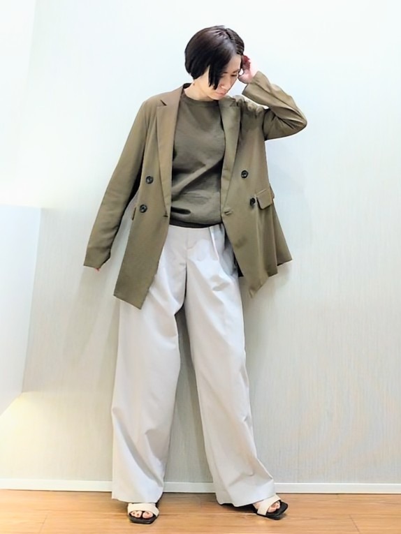 ミズタさんの「UNTITLED｜【セットアップ可/接触冷感/通気性】ドライシアーダブルジャケット」を使ったコーディネート