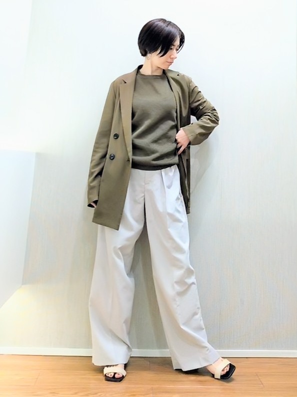ミズタさんの「UNTITLED｜【セットアップ可/接触冷感/通気性】ドライシアーダブルジャケット」を使ったコーディネート