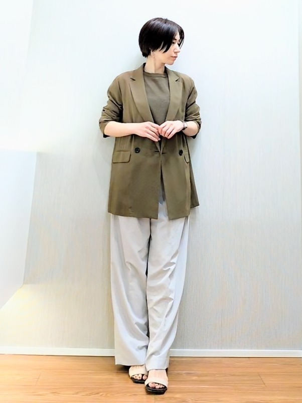 ミズタさんの「UNTITLED｜【セットアップ可/接触冷感/通気性】ドライシアーダブルジャケット」を使ったコーディネート