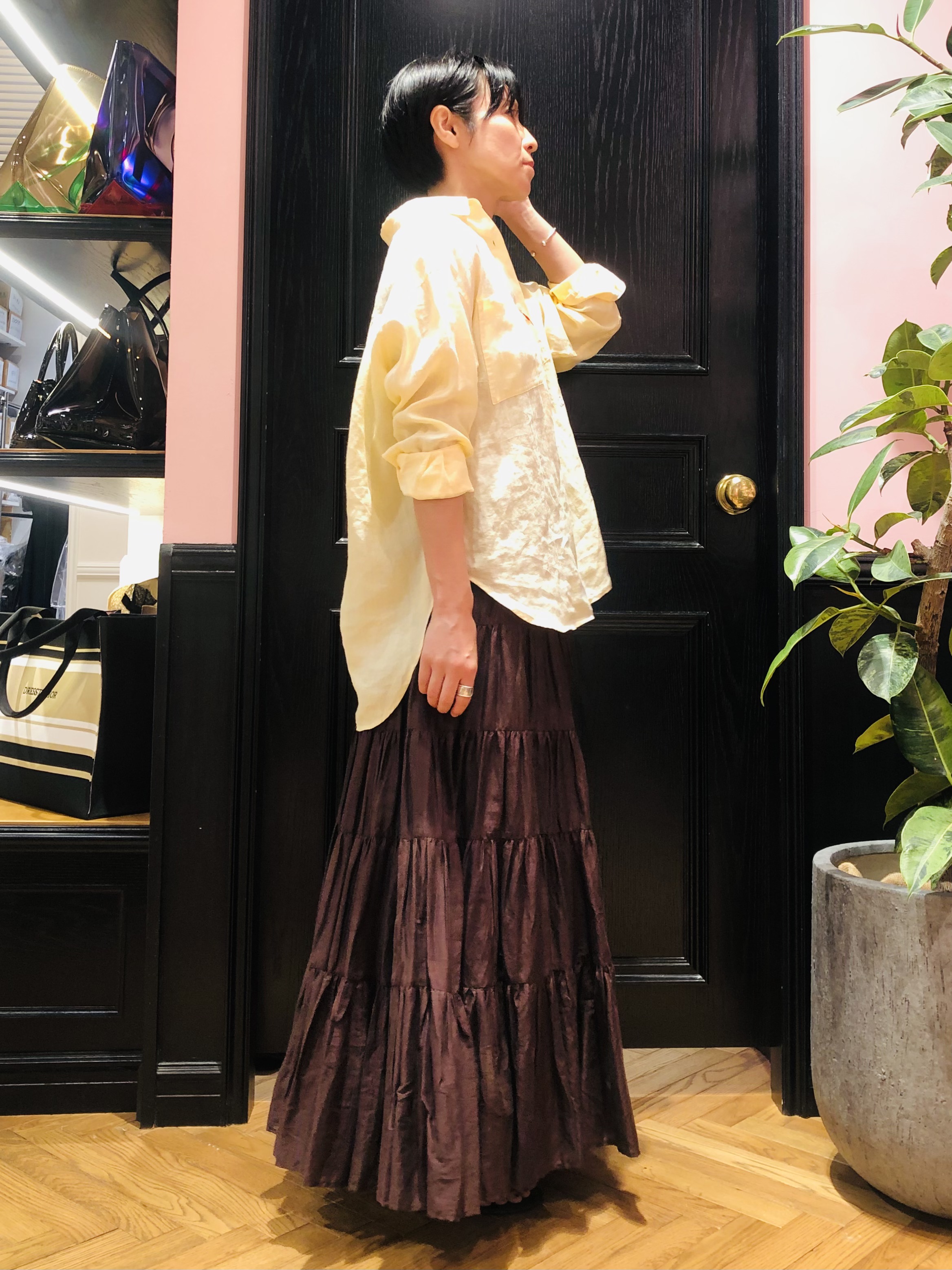 OGATAさんの「DRESSTERIOR｜【人気定番/ウォッシャブル】ガーメントダイラミーシャツ」を使ったコーディネート