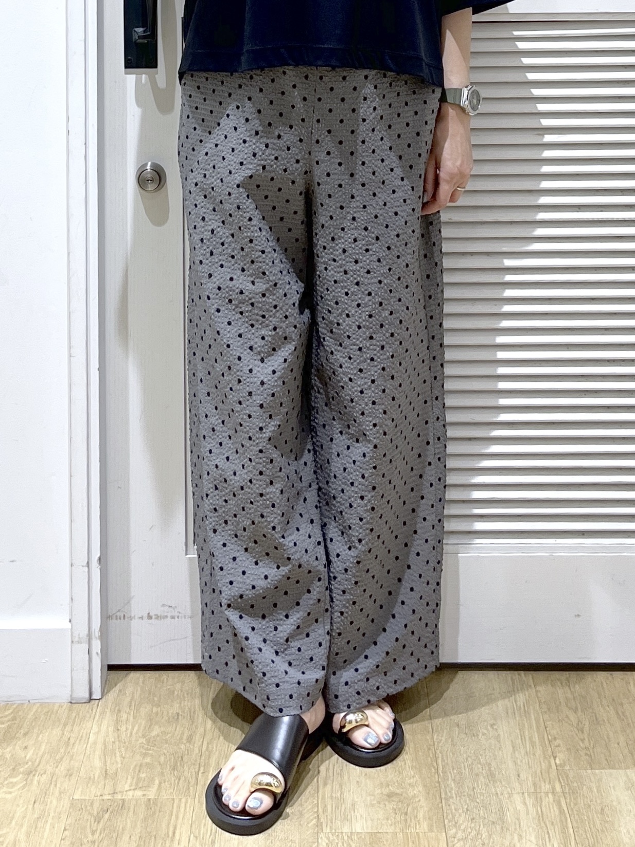 Miyazakiさんの「Dessin｜【新色追加/体型カバー】美光沢カットソーボクシーシルエット」を使ったコーディネート