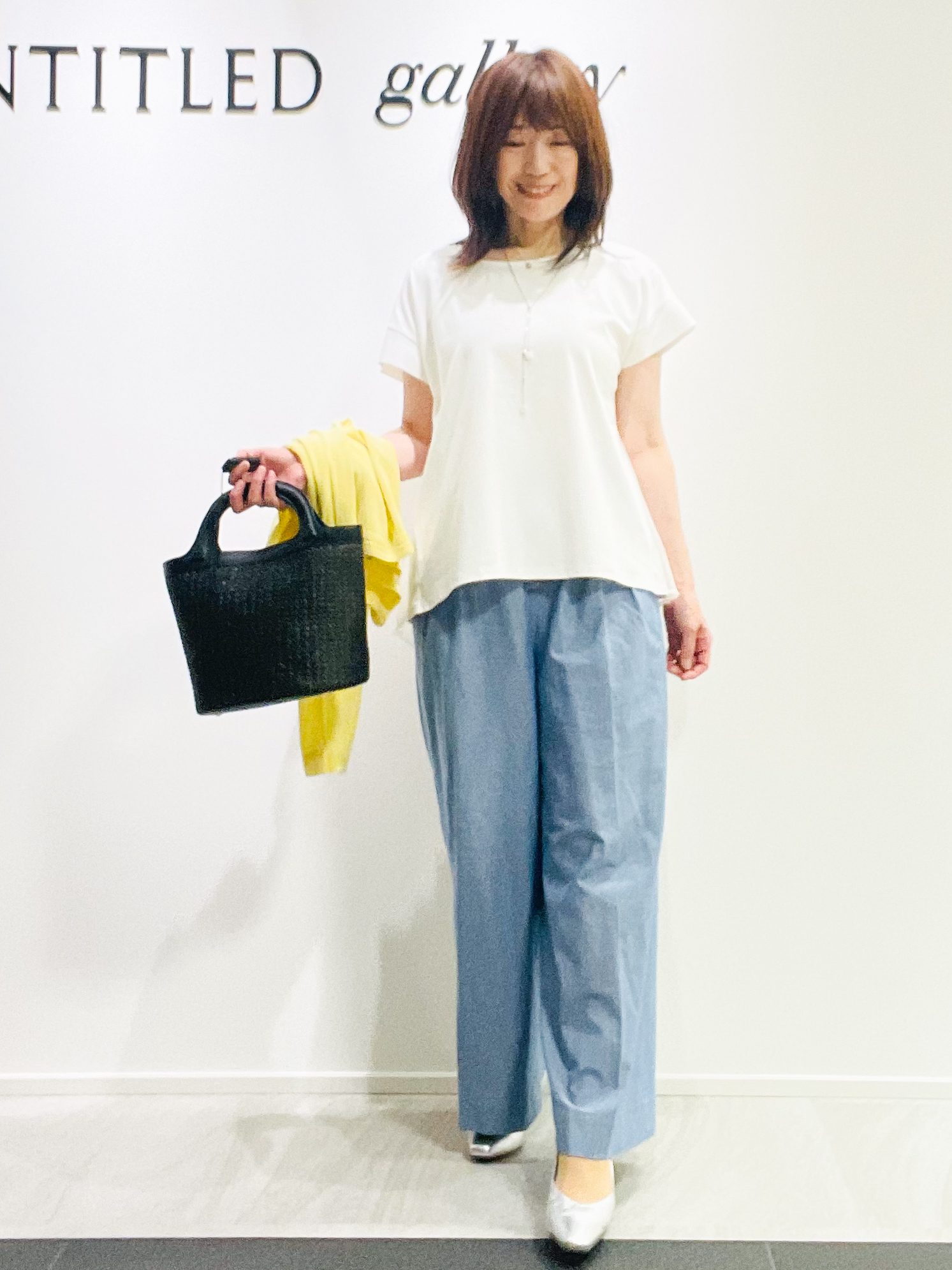 めいさんの「UNTITLED｜七分袖ニットカーディガン」を使ったコーディネート