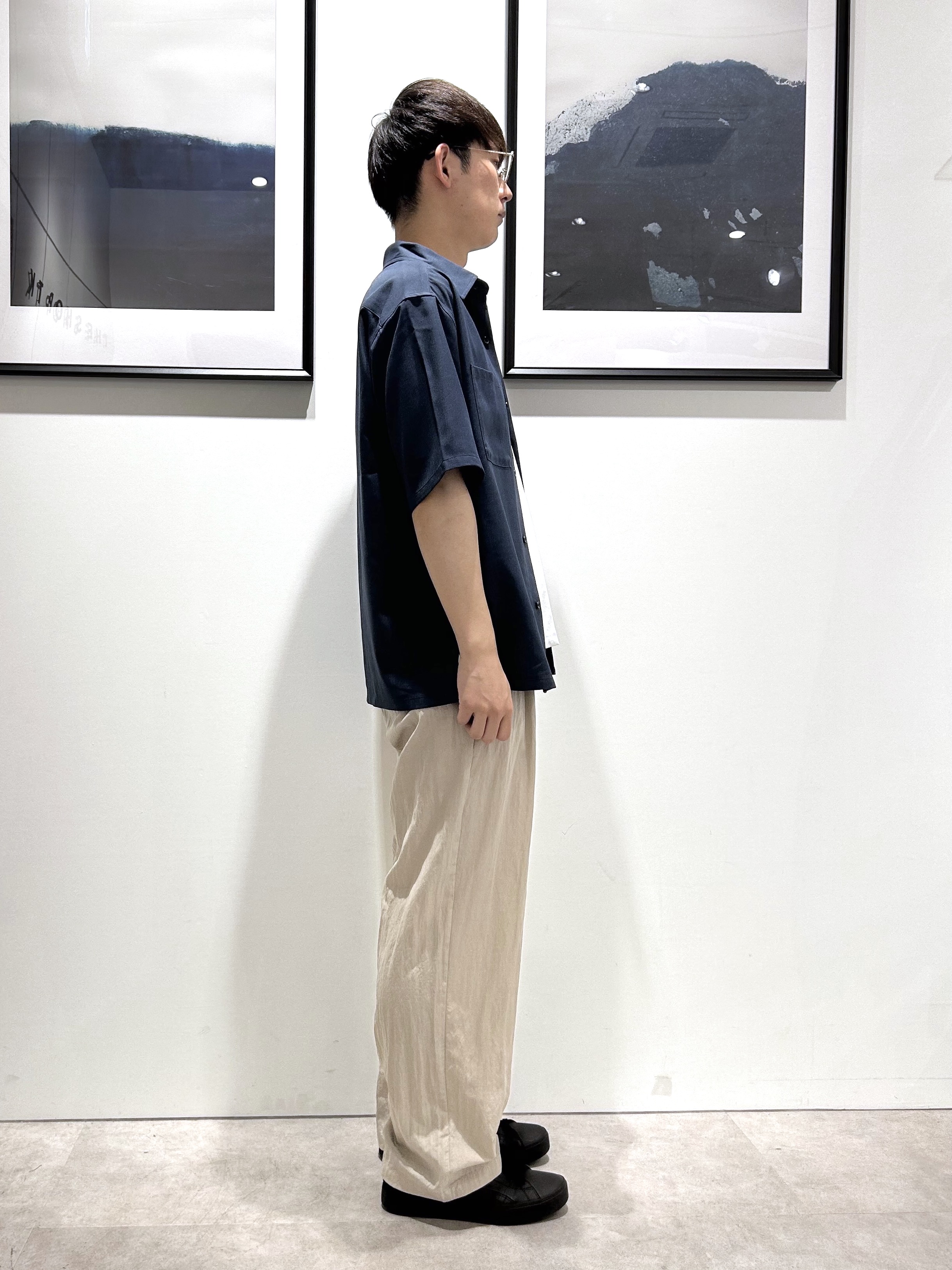 。さんの「THE SHOP TK｜LITE TEX ダブルフラップ半袖シャツ 接触冷感/吸水速乾/UVカット/アンチピリング/イージー」を使ったコーディネート