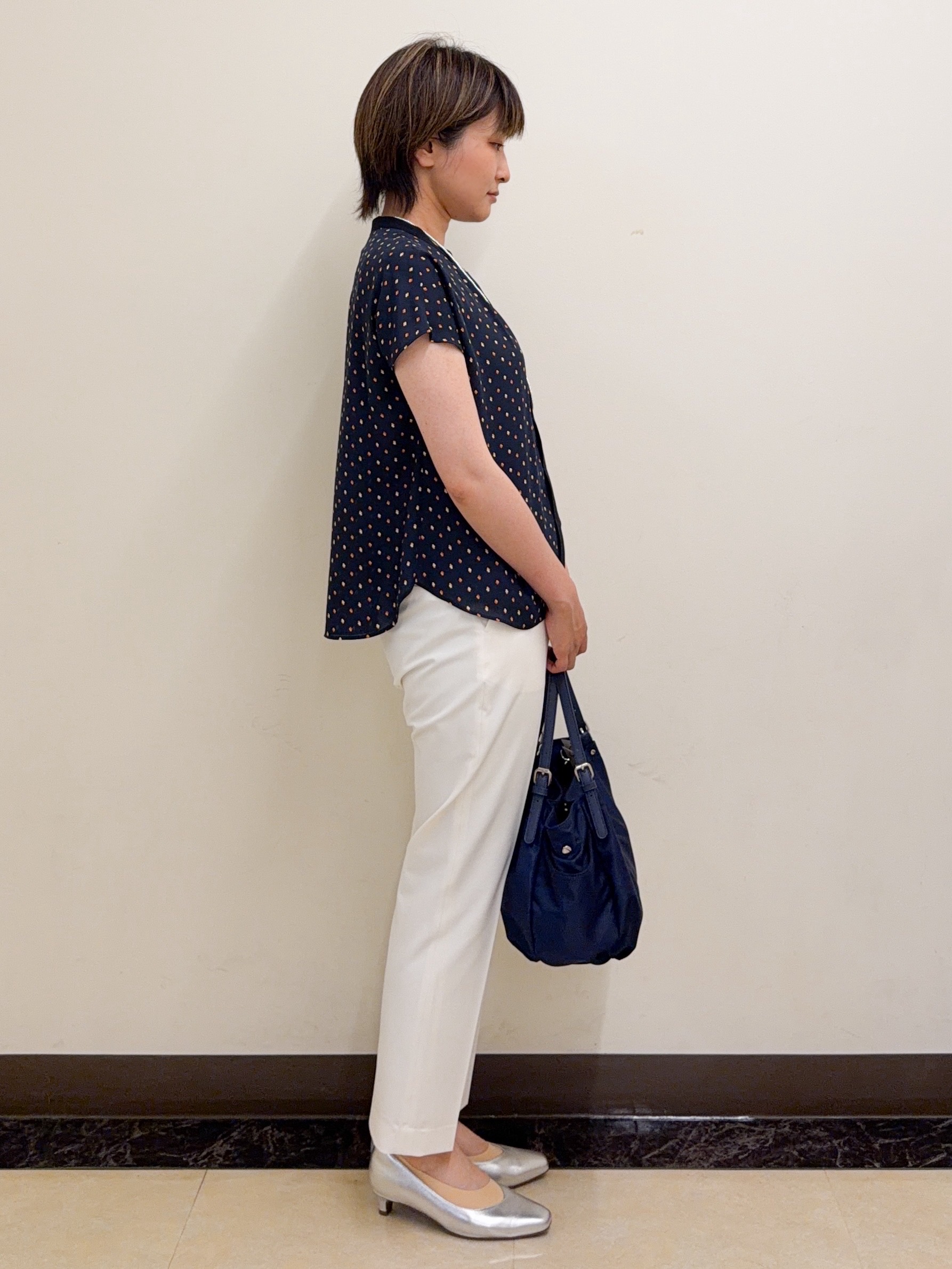 zumaさんの「Reflect｜【SS-4Lサイズ／UVカット／接触冷感】匠ジャケット／ノーカラー」を使ったコーディネート