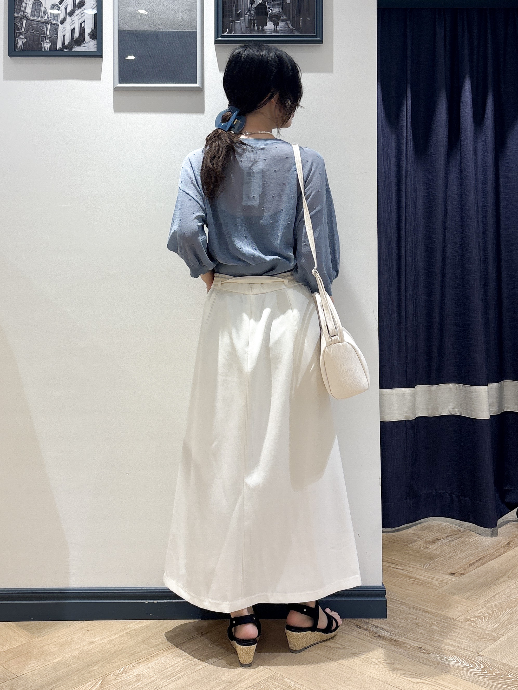 ayakaさんの「grove｜シアードットカーディガン」を使ったコーディネート
