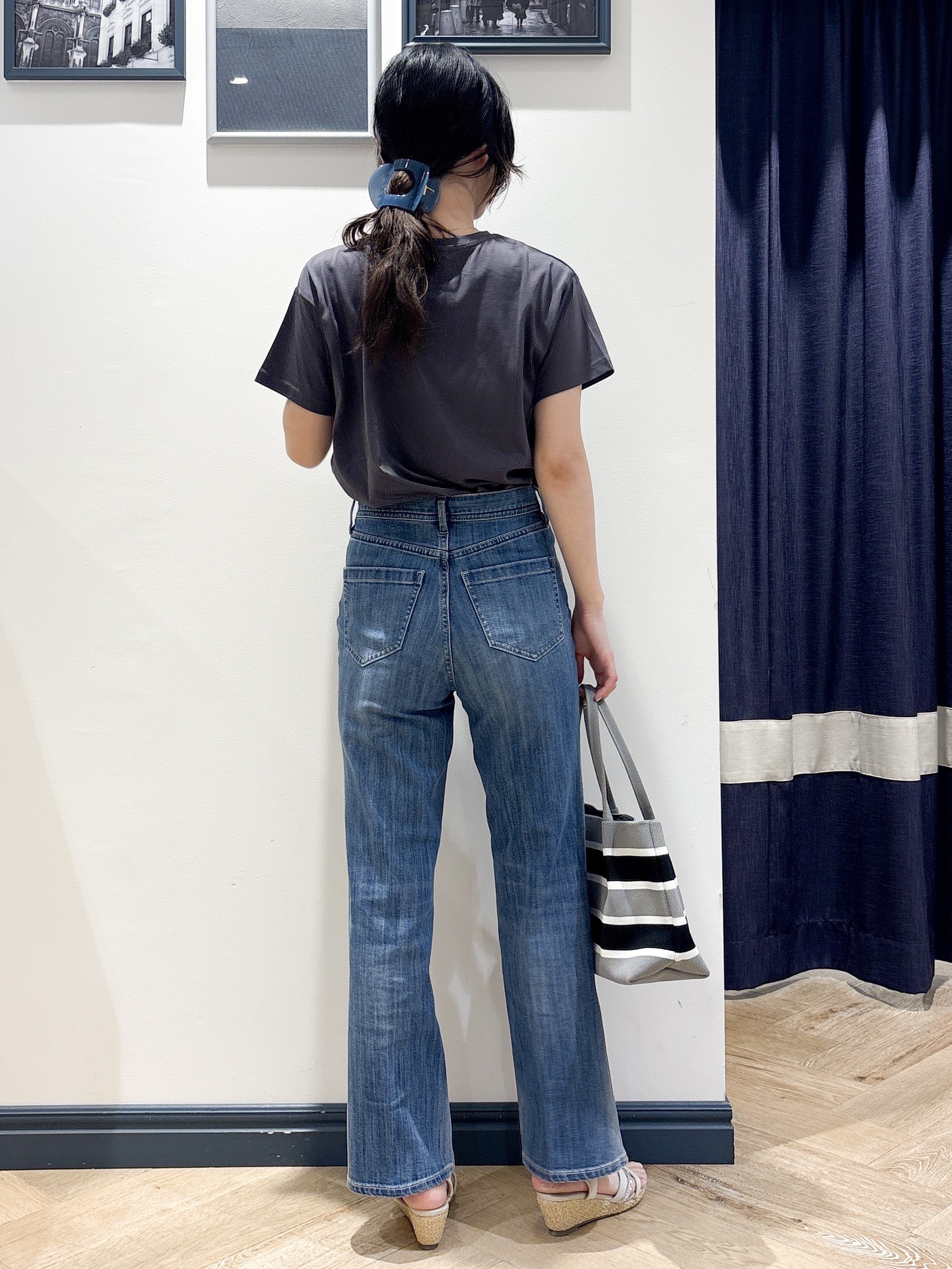 ayakaさんの「grove｜【遮熱／吸水速乾／接触冷感／UVカット】ベーシックロゴTシャツ」を使ったコーディネート