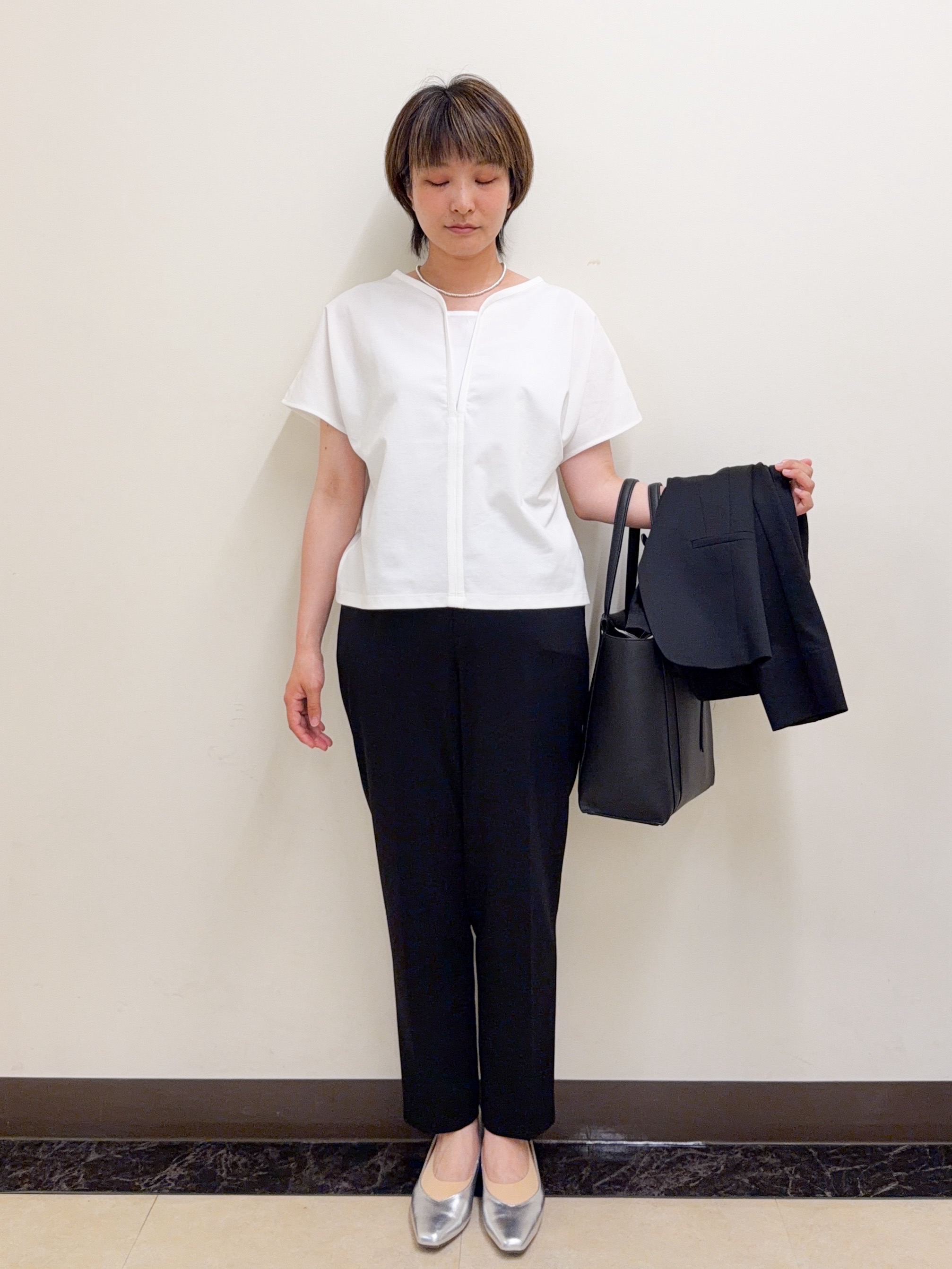 zumaさんの「Reflect｜【SS-4Lサイズ／UVカット／接触冷感】匠ジャケット／ベーシックテーラード」を使ったコーディネート