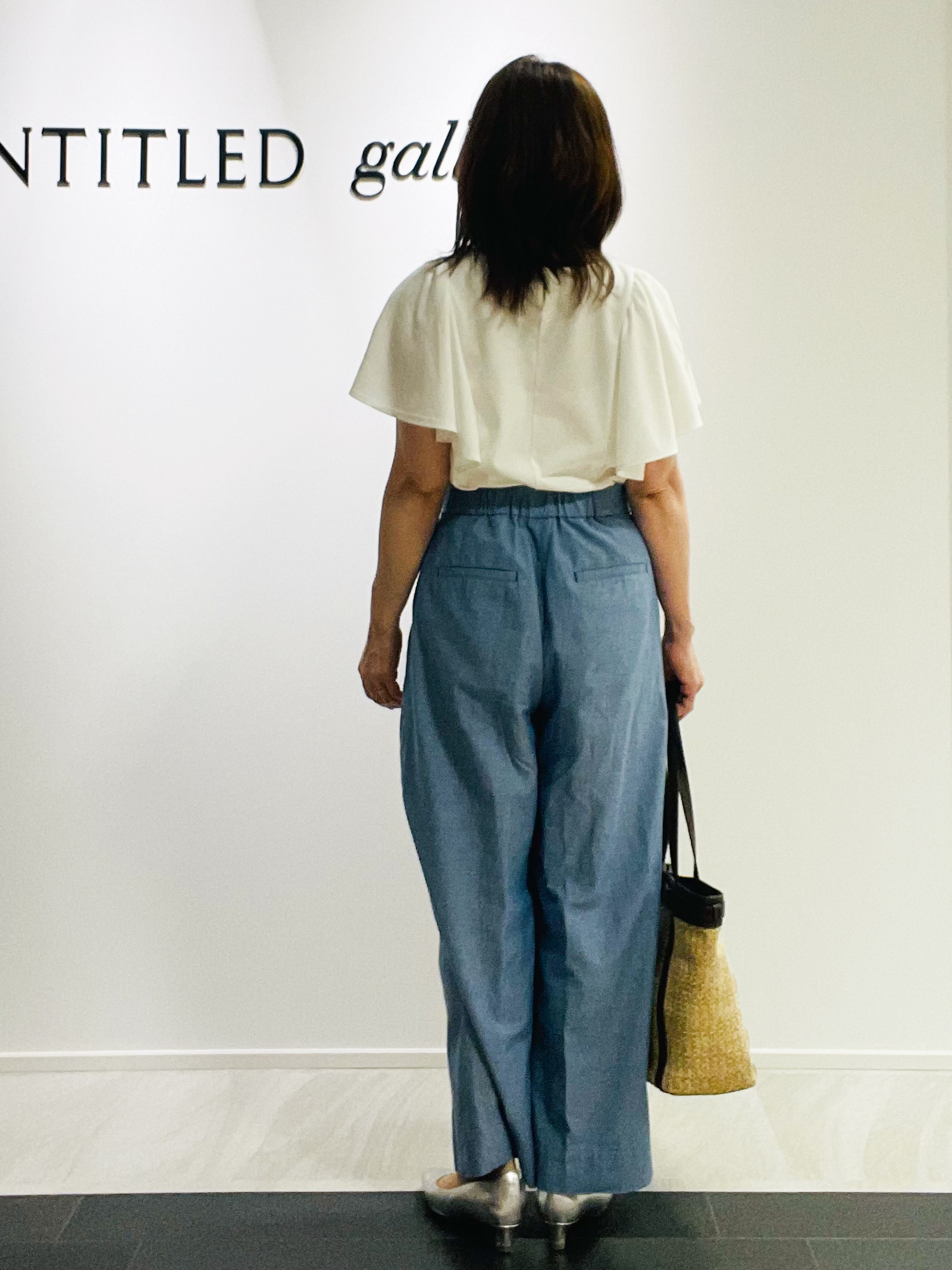 めいさんの「UNTITLED｜【UVカット／接触冷感／吸水速乾】フレアスリーブトップス」を使ったコーディネート