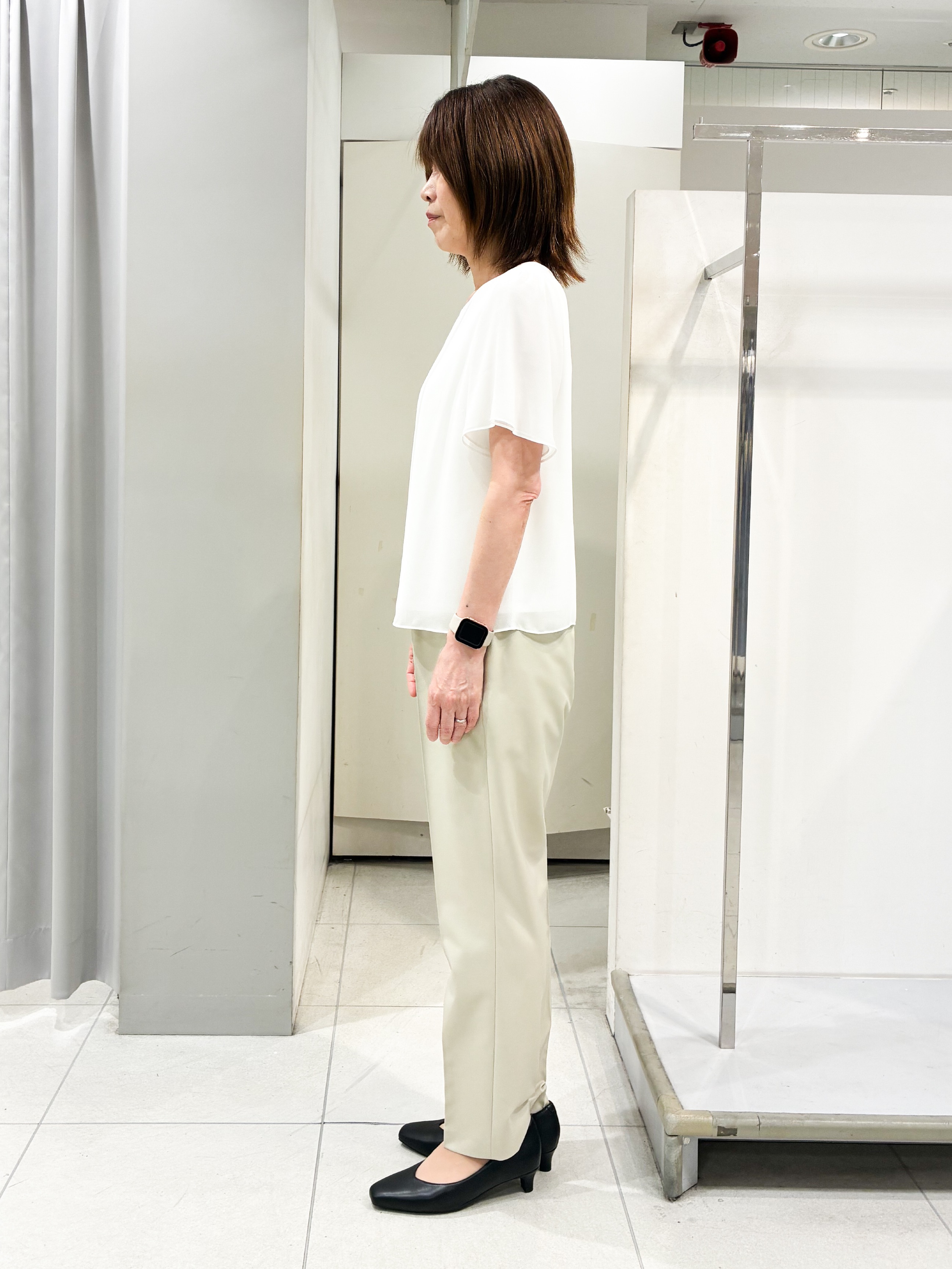 たみちゃんさんの「Reflect｜【UVカット／接触冷感】五分袖シフォンブラウス」を使ったコーディネート
