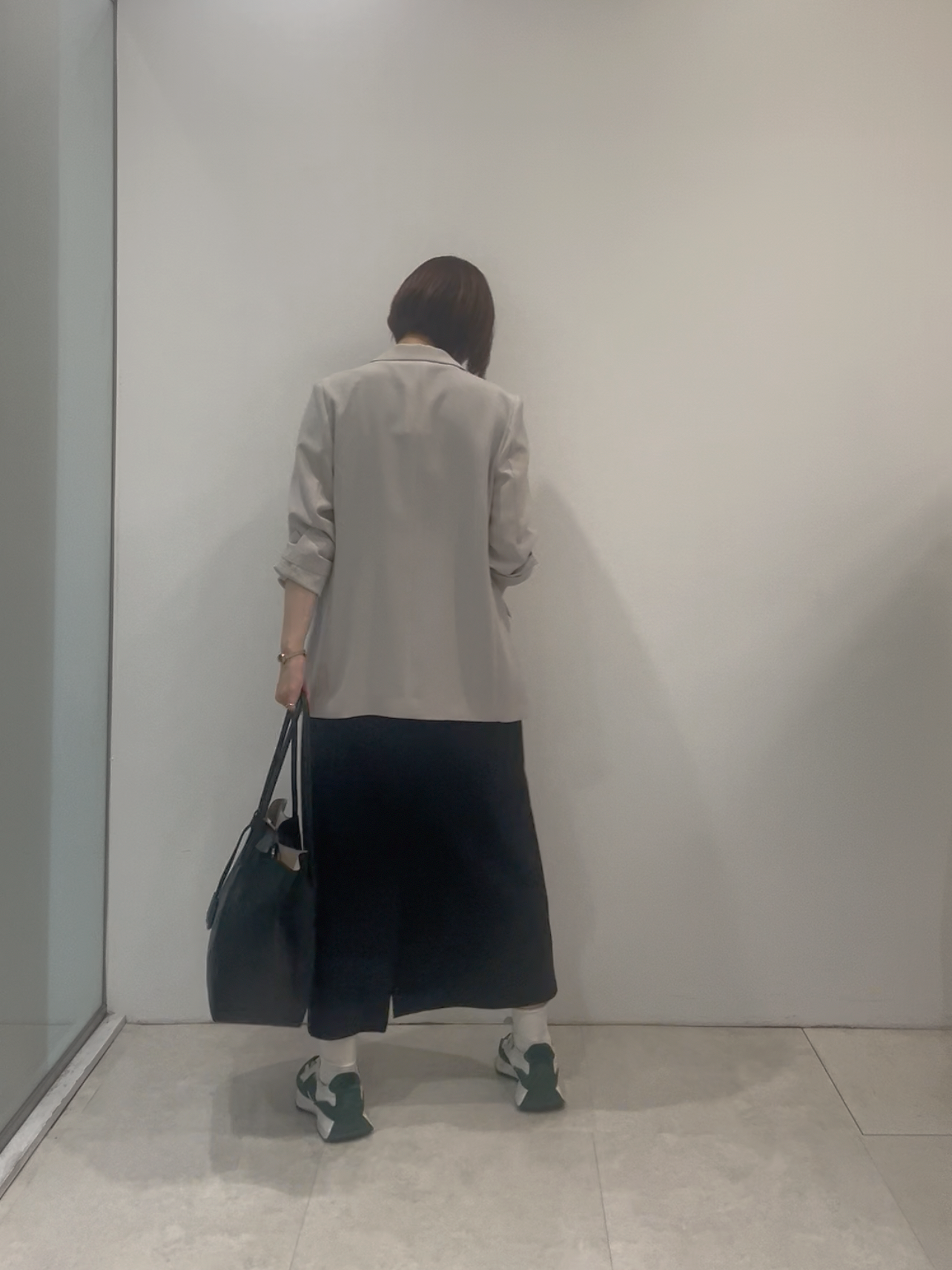 まどかさんの「UNTITLED｜【新色追加/セットアップ可】エアリー ダブルブレストジャケット」を使ったコーディネート