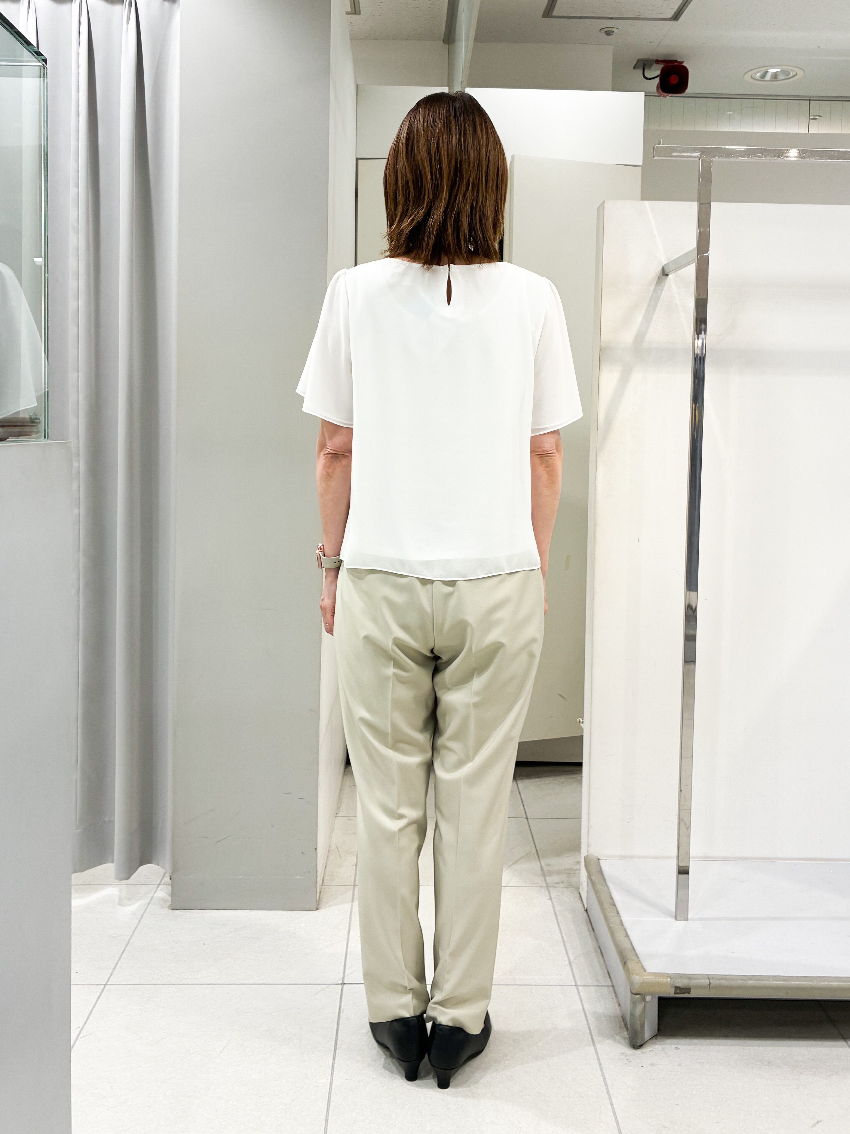 たみちゃんさんの「Reflect｜【UVカット／接触冷感】五分袖シフォンブラウス」を使ったコーディネート