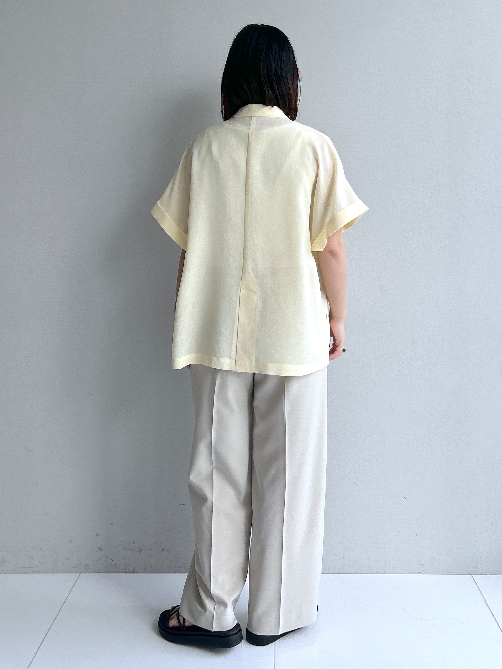Hirokaさんの「grove｜【洗濯機OK・ひんやり/SETUP可】シワになりにくいハーフスリーブジャケット」を使ったコーディネート
