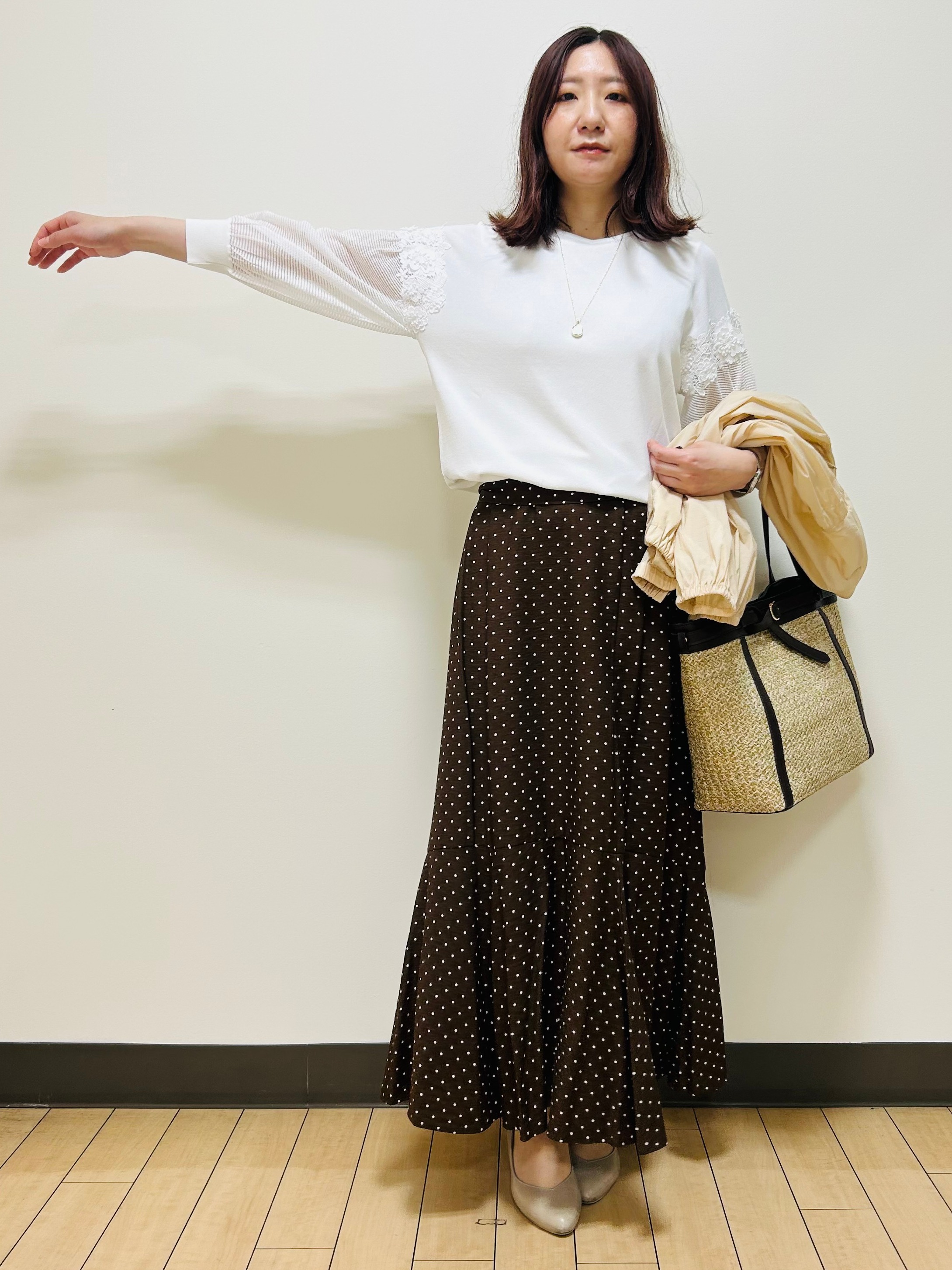 miiiさんの「Reflect｜フロントファスナーシアーブルゾン」を使ったコーディネート