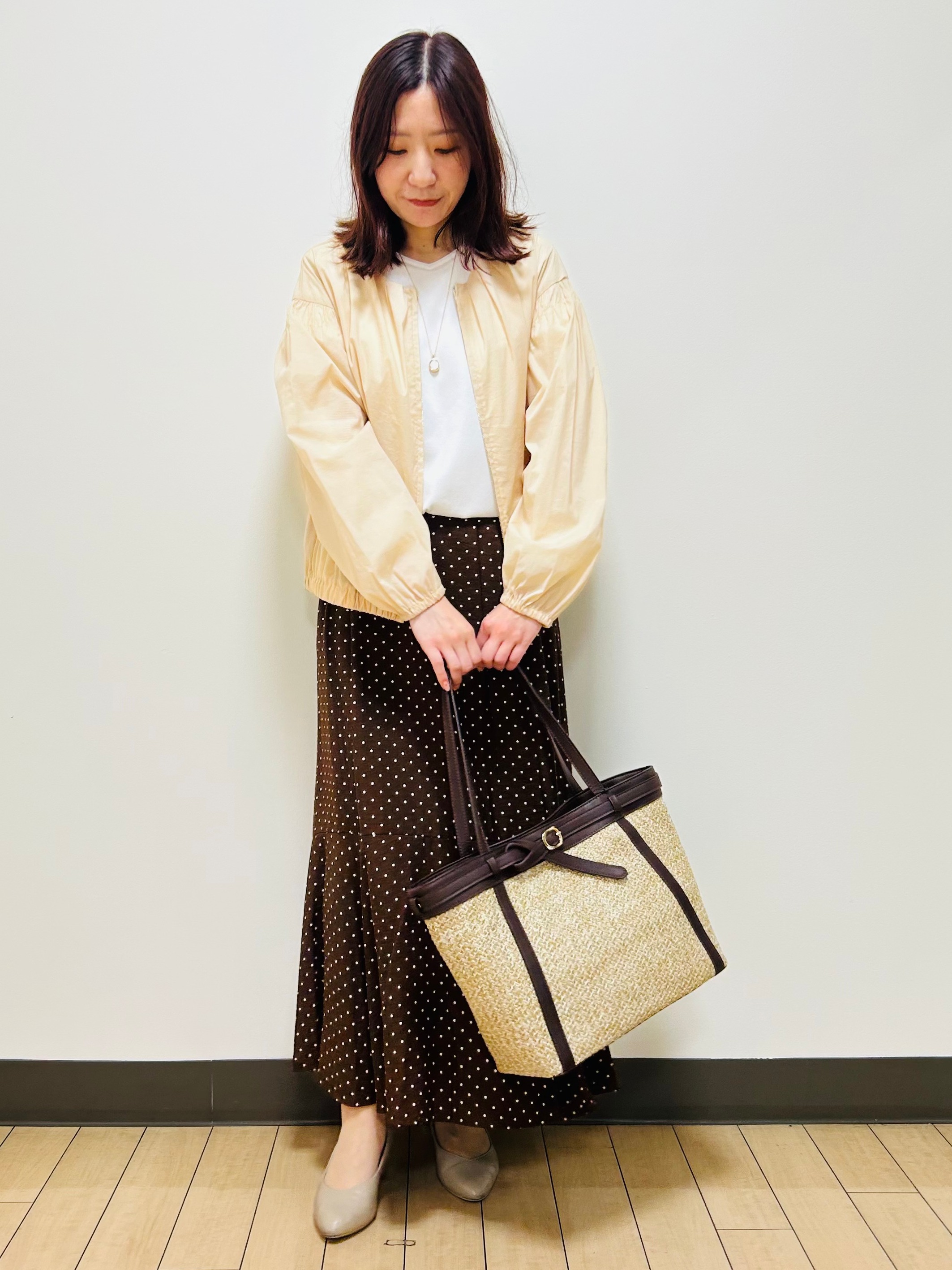 miiiさんの「Reflect｜フロントファスナーシアーブルゾン」を使ったコーディネート