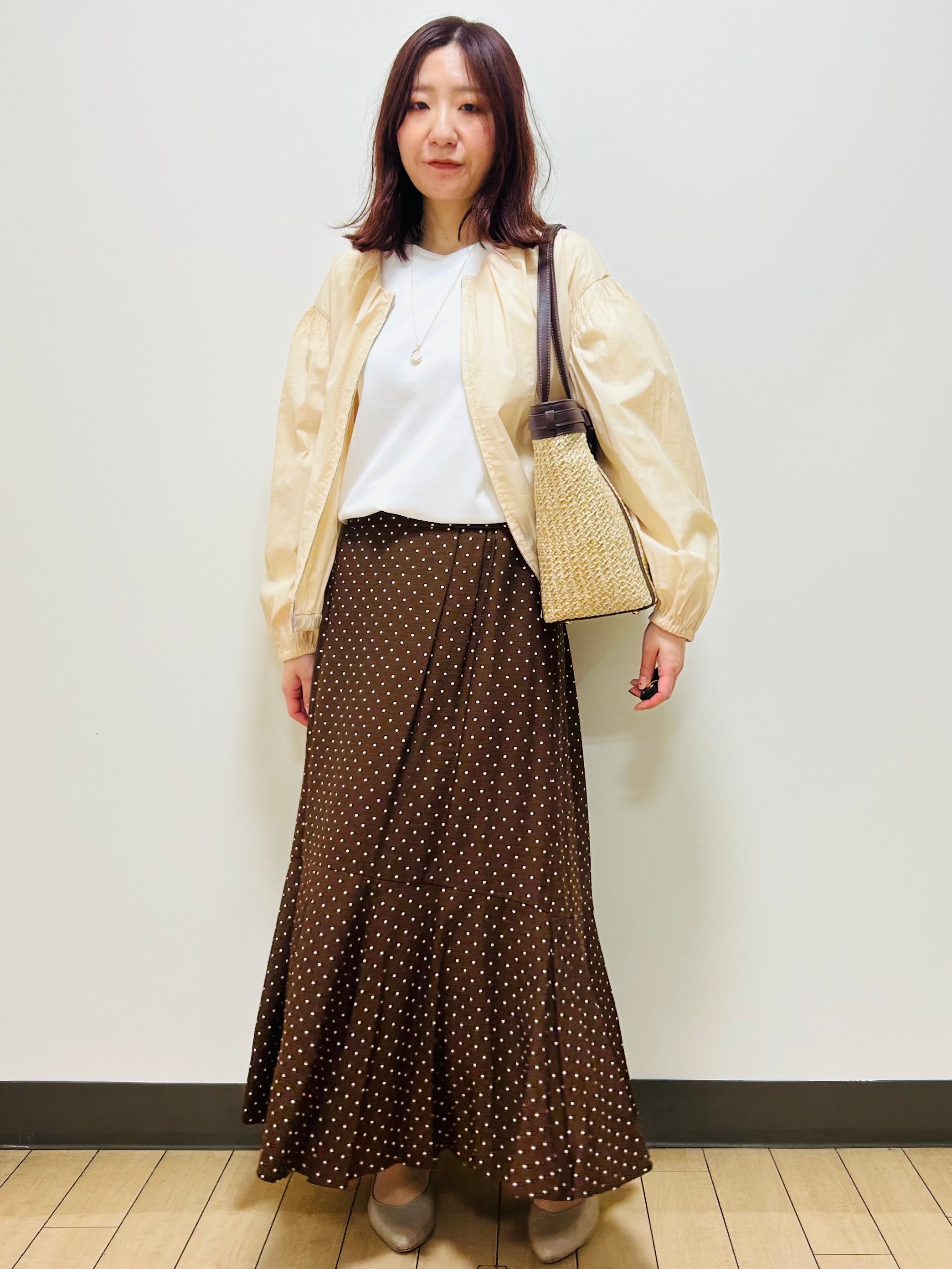 miiiさんの「Reflect｜フロントファスナーシアーブルゾン」を使ったコーディネート