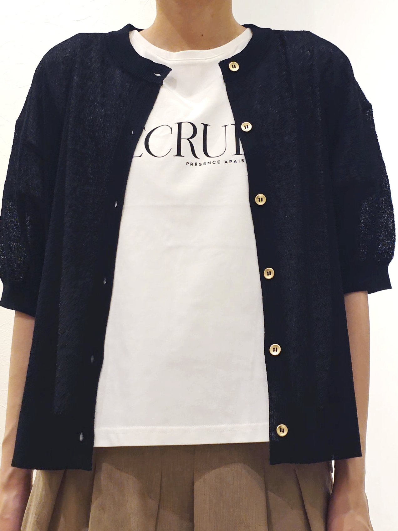 ケイさんの「grove｜【遮熱／吸水速乾／接触冷感／UVカット】ベーシックロゴTシャツ」を使ったコーディネート