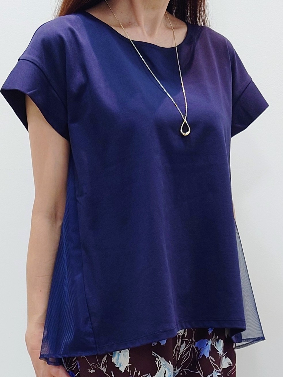 yoshiさんの「Reflect｜チュール&times;ジャージチュニックトップス」を使ったコーディネート