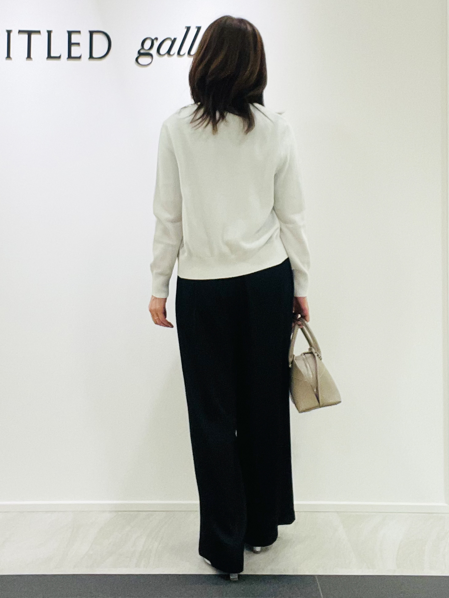 めいさんの「UNTITLED｜【アンサンブル可】ラメ混クルーネックカーディガン」を使ったコーディネート