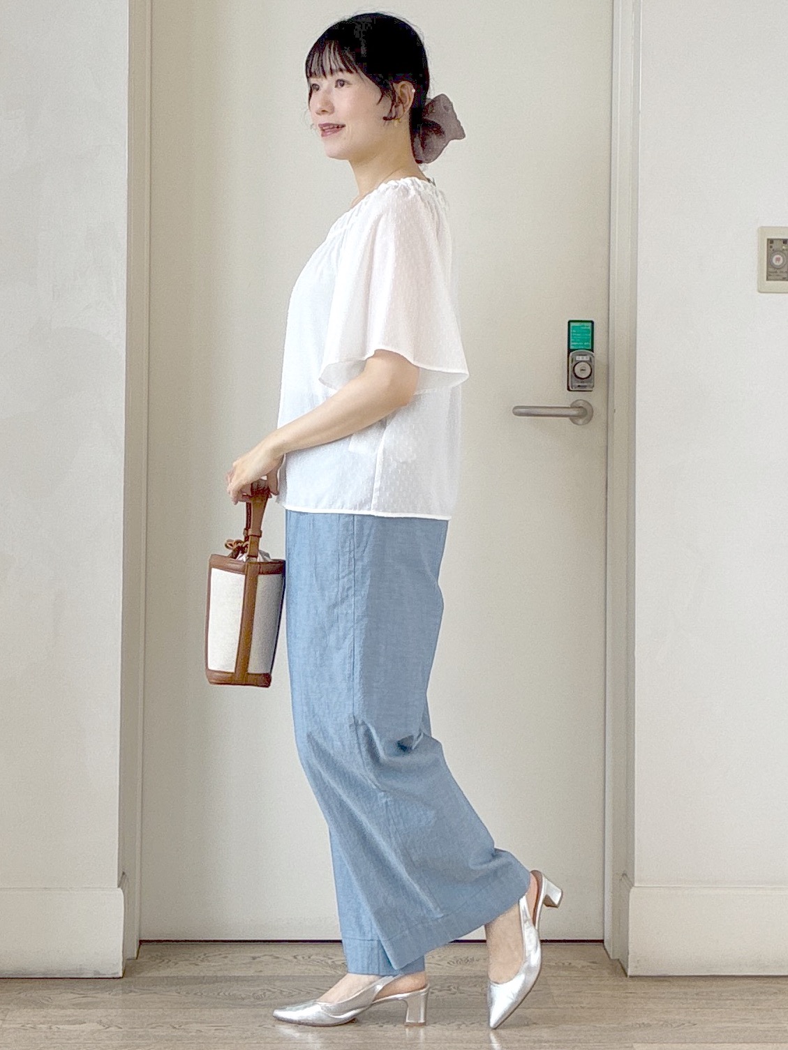  beni_gingerさんの「Reflect｜ネックギャザーデザインブラウス」を使ったコーディネート