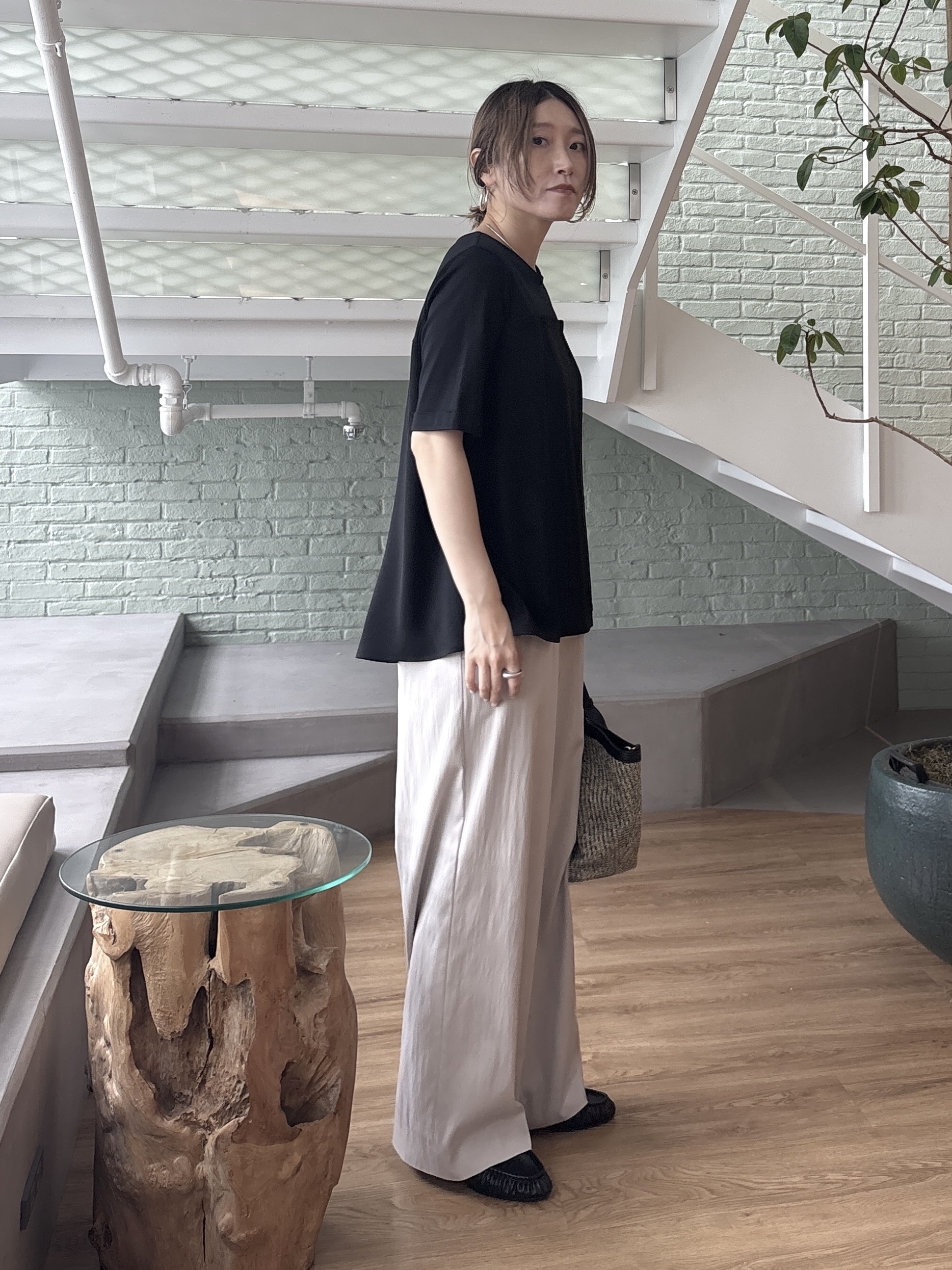 kotakiさんの「INDIVI｜【着る日傘／SETUP可能】ビスチェレイヤード風トップス」を使ったコーディネート