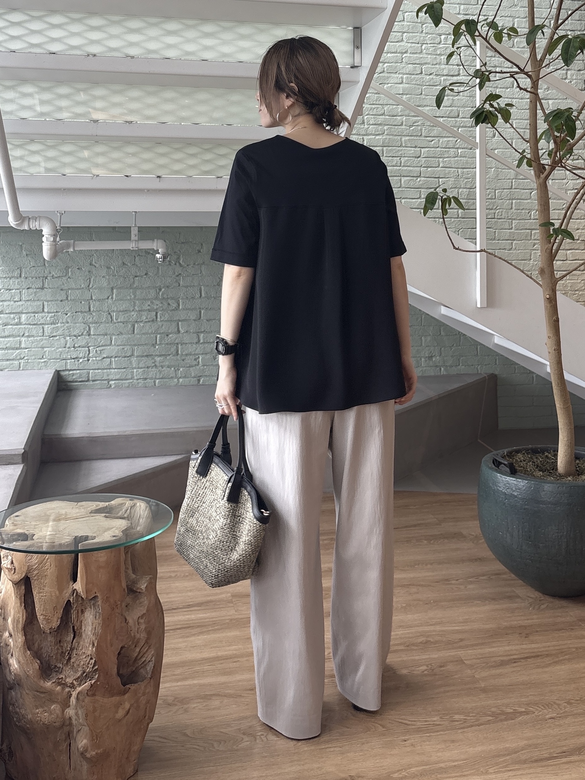 kotakiさんの「INDIVI｜【着る日傘／SETUP可能】ビスチェレイヤード風トップス」を使ったコーディネート