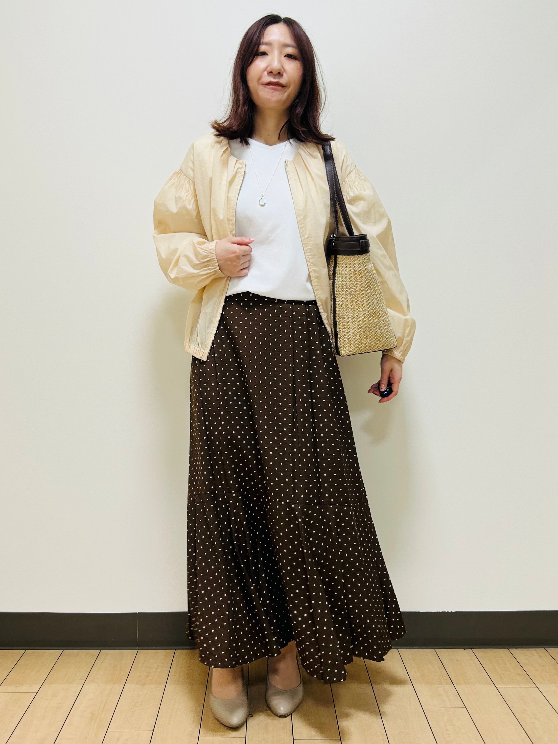 miiiさんの「Reflect｜フロントファスナーシアーブルゾン」を使ったコーディネート