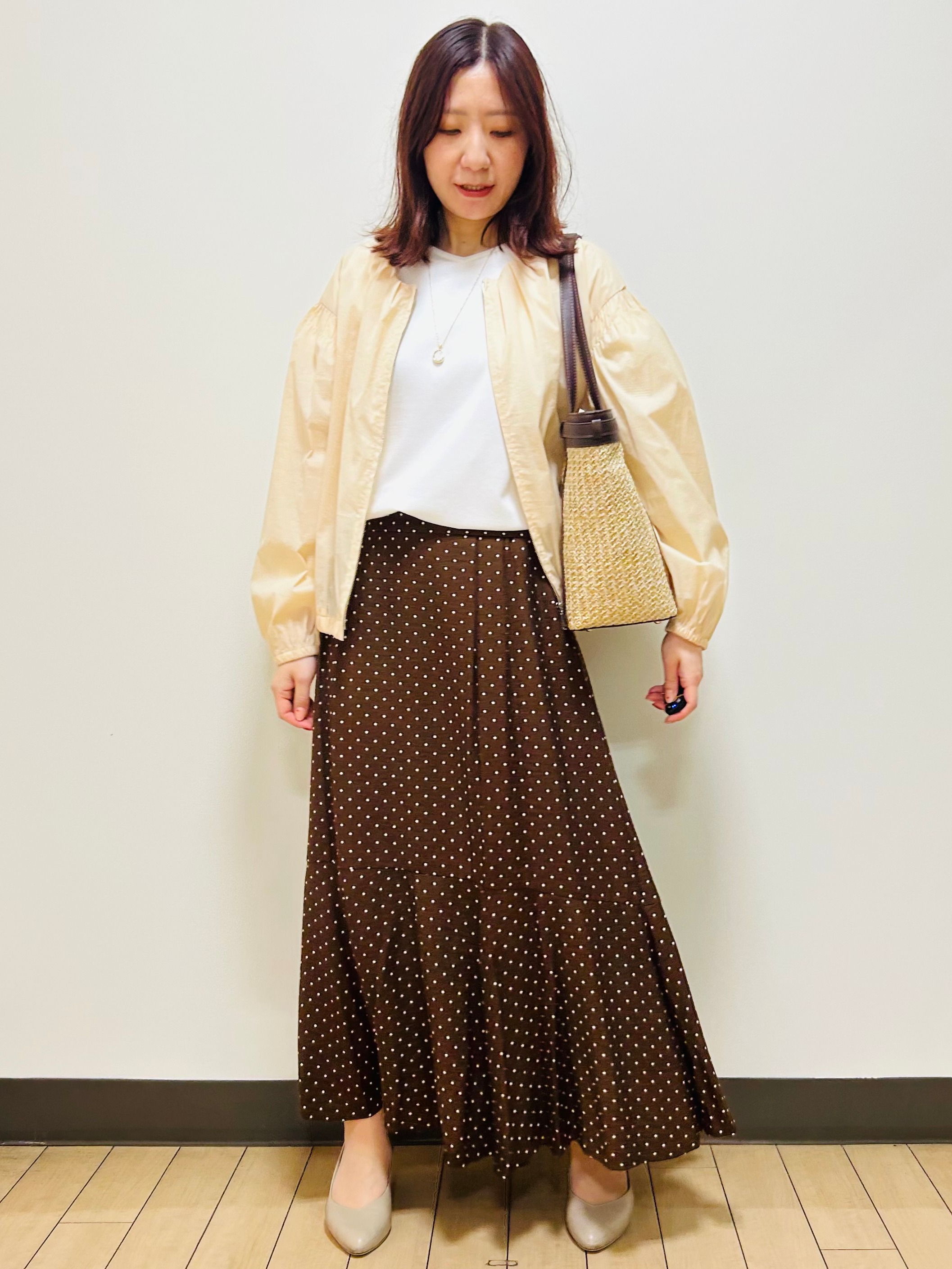 miiiさんの「Reflect｜フロントファスナーシアーブルゾン」を使ったコーディネート