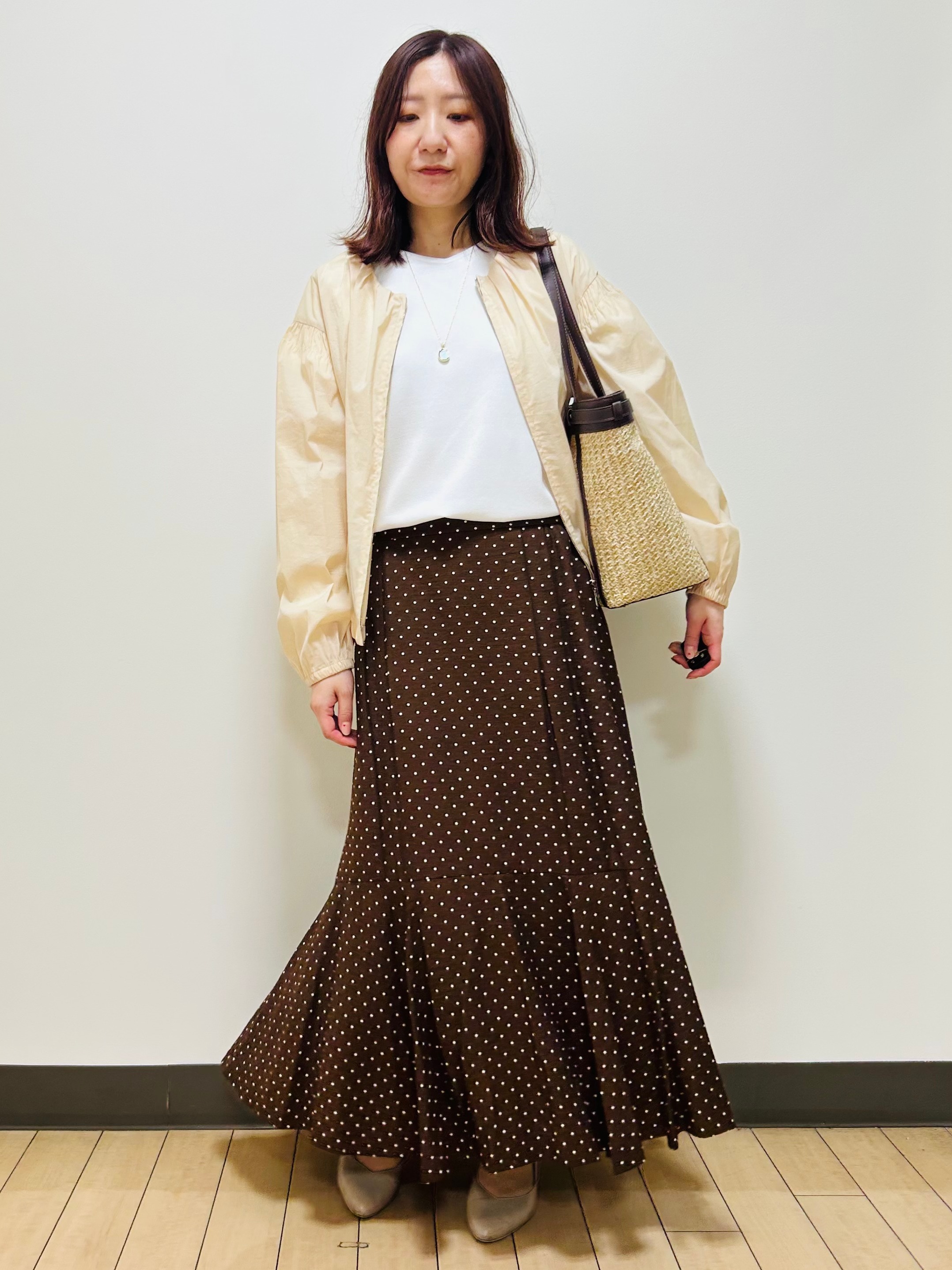 miiiさんの「Reflect｜フロントファスナーシアーブルゾン」を使ったコーディネート