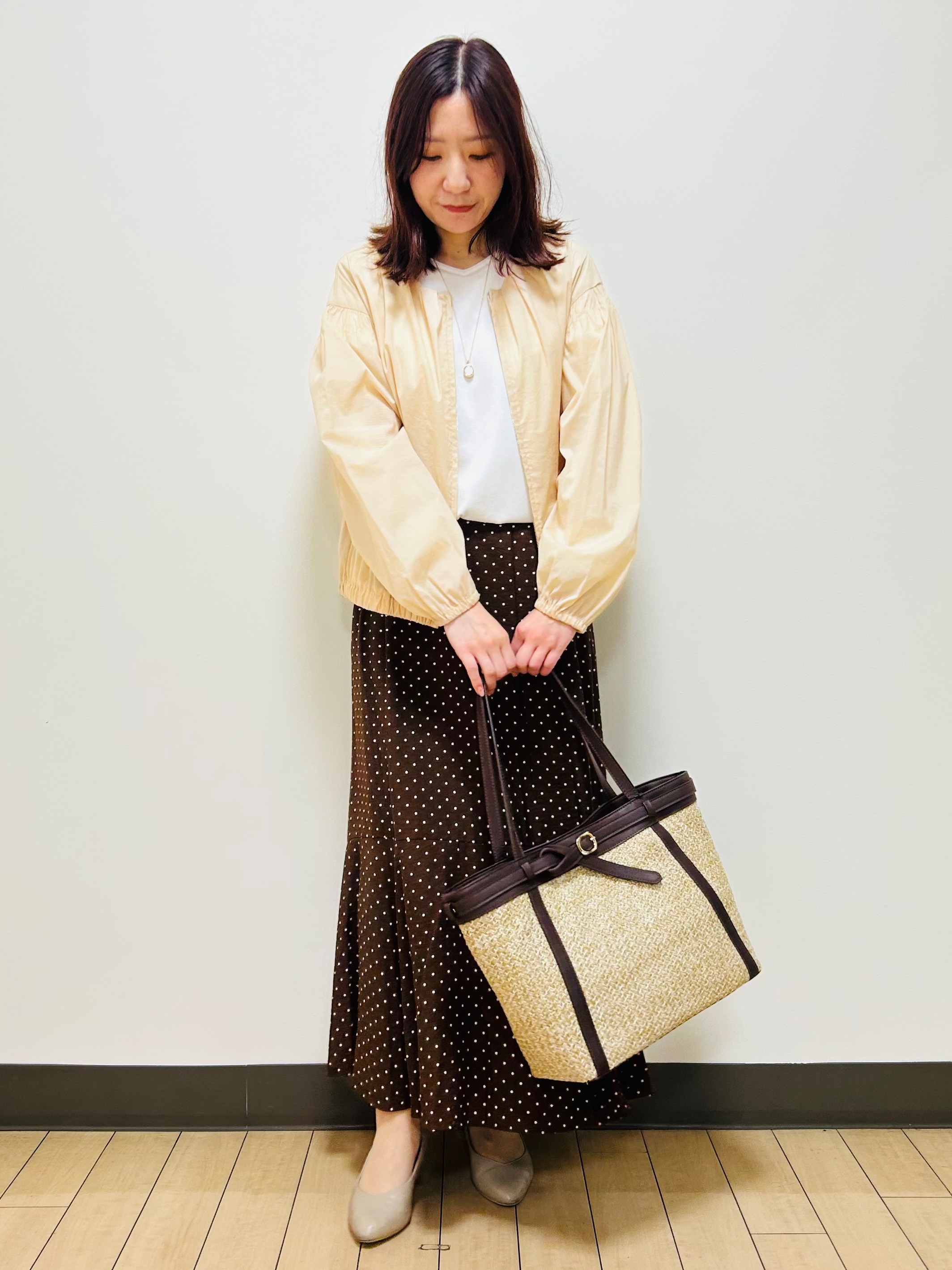 miiiさんの「Reflect｜フロントファスナーシアーブルゾン」を使ったコーディネート