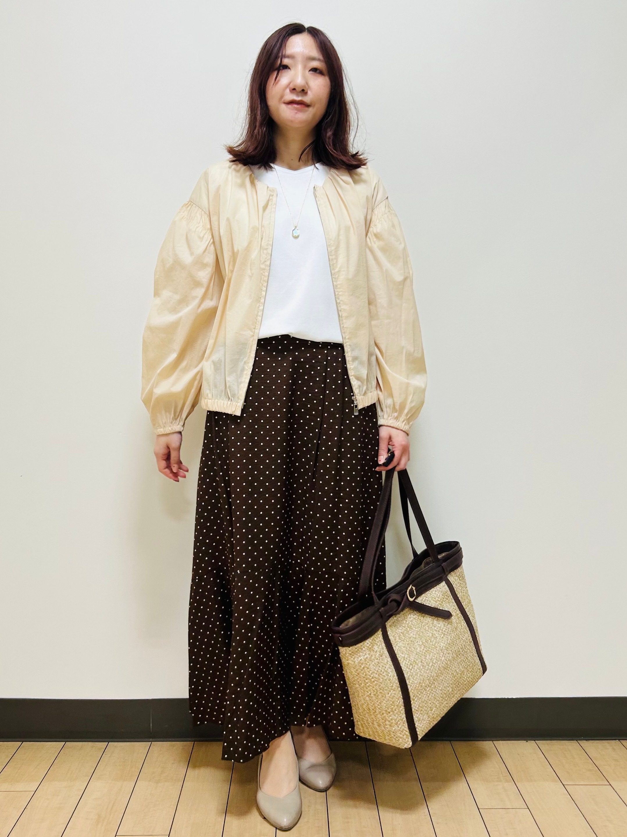 miiiさんの「Reflect｜フロントファスナーシアーブルゾン」を使ったコーディネート