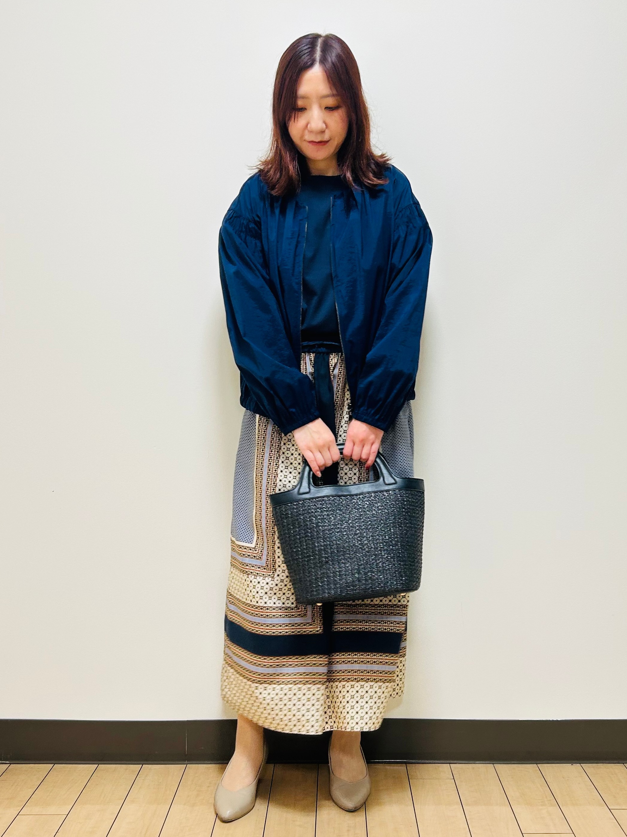 miiiさんの「Reflect｜フロントファスナーシアーブルゾン」を使ったコーディネート
