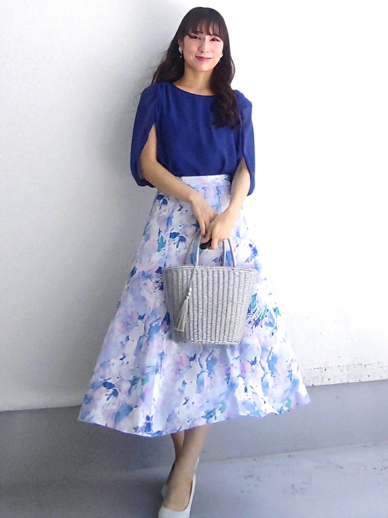keinaさんの「SunaUna｜【日本製/インナー付き】ギャザースリーブプルオーバー」を使ったコーディネート