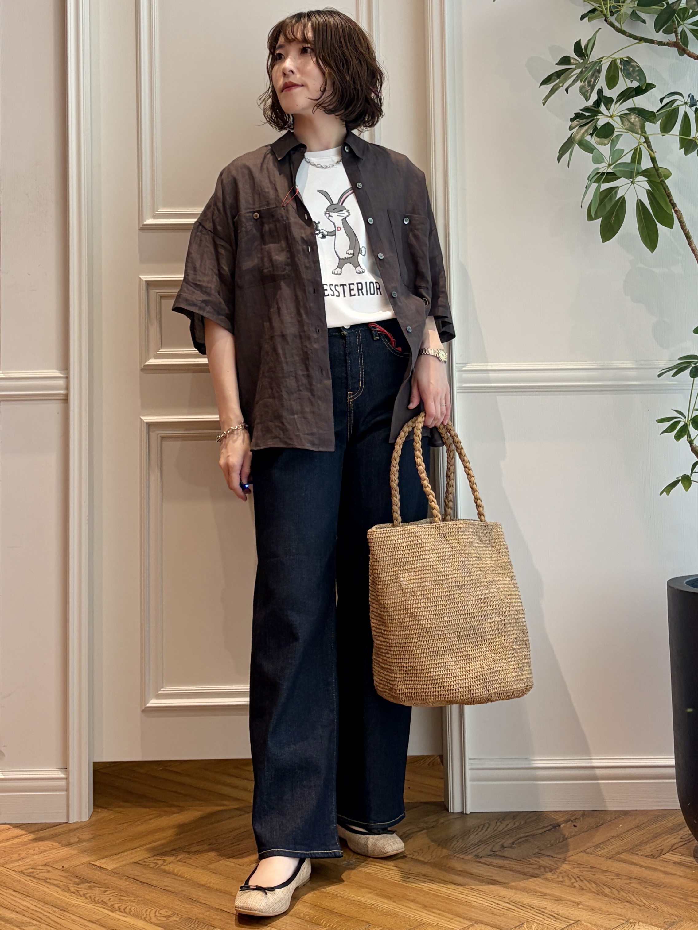 nakaoさんの「DRESSTERIOR｜◆RED CARD TOKYO（レッドカードトーキョー）35th Anniv． Wide」を使ったコーディネート